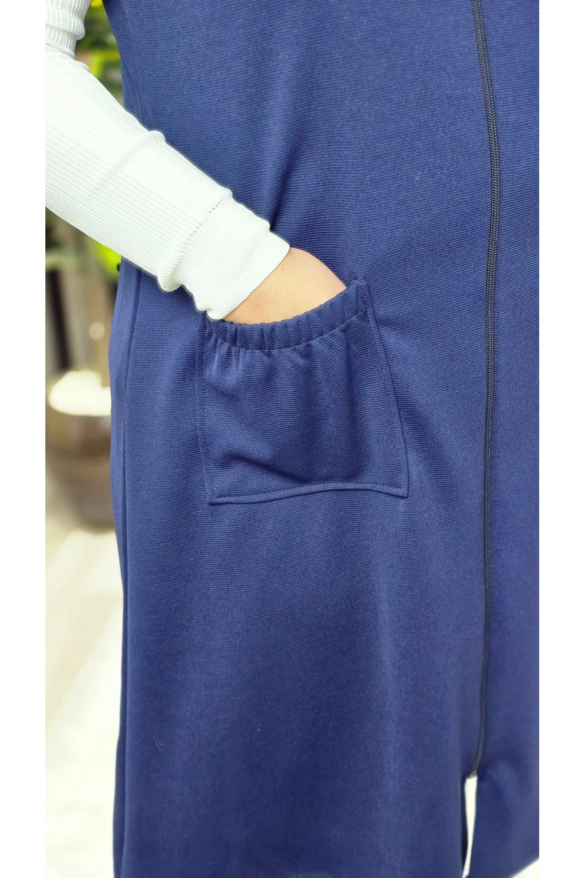 Kadın Büyük Beden Rahat Kalıp Ottoman Kumaş Dört Mevsim Çelik Örm