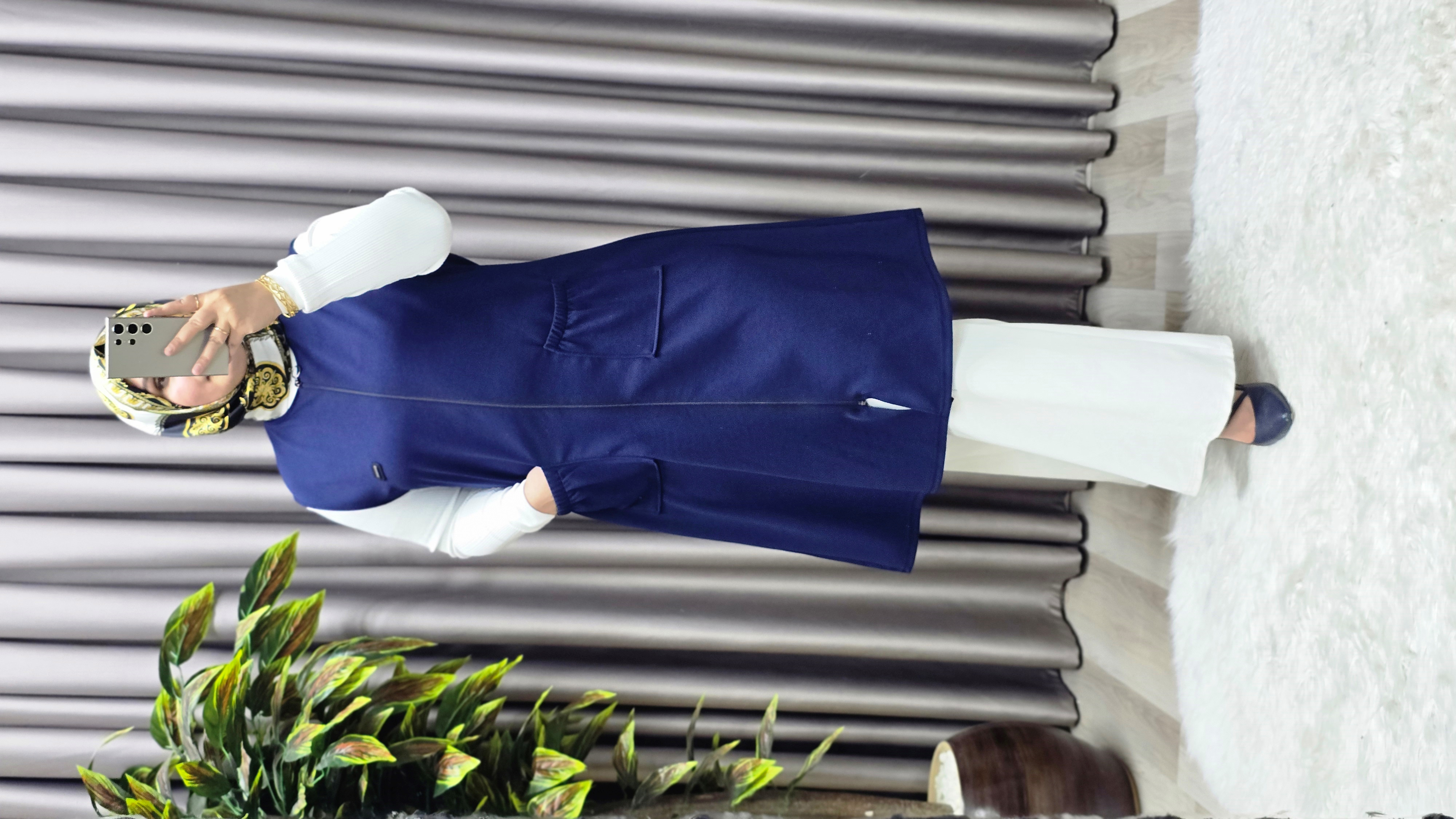 Elmas Tesettür Kadın Büyük Beden Rahat Kalıp Ottoman Kumaş Dört Mevsim Çelik Örm Elmas Tesettür Kadın Büyük Beden Rahat Kalıp Ottoman Kumaş Dört Mevsim Çelik Örm