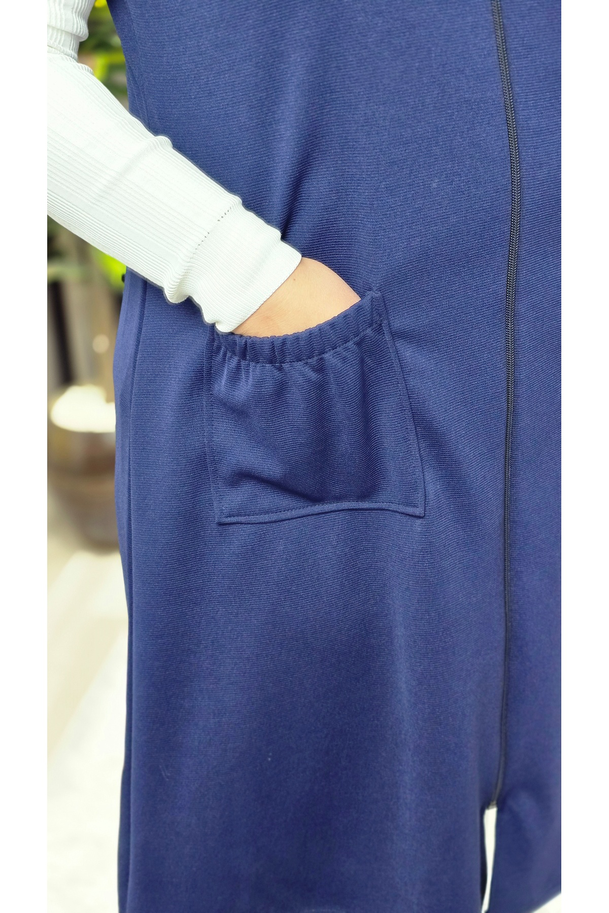 Elmas Tesettür Kadın Büyük Beden Rahat Kalıp Ottoman Kumaş Dört Mevsim Çelik Örm