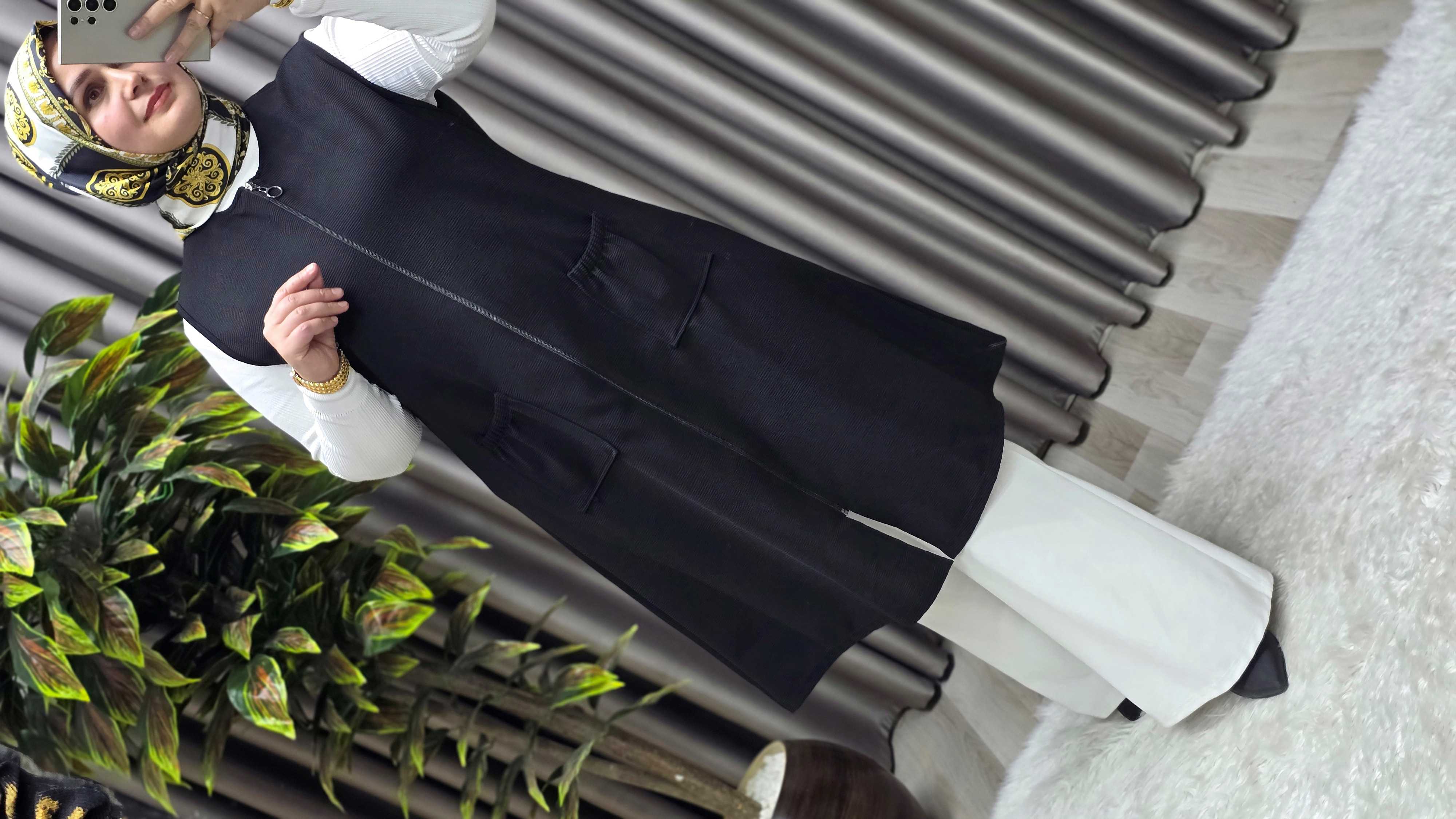 Elmas Tesettür Kadın Büyük Beden Rahat Kalıp Ottoman Kumaş Dört Mevsim Çelik Örm Elmas Tesettür Kadın Büyük Beden Rahat Kalıp Ottoman Kumaş Dört Mevsim Çelik Örm