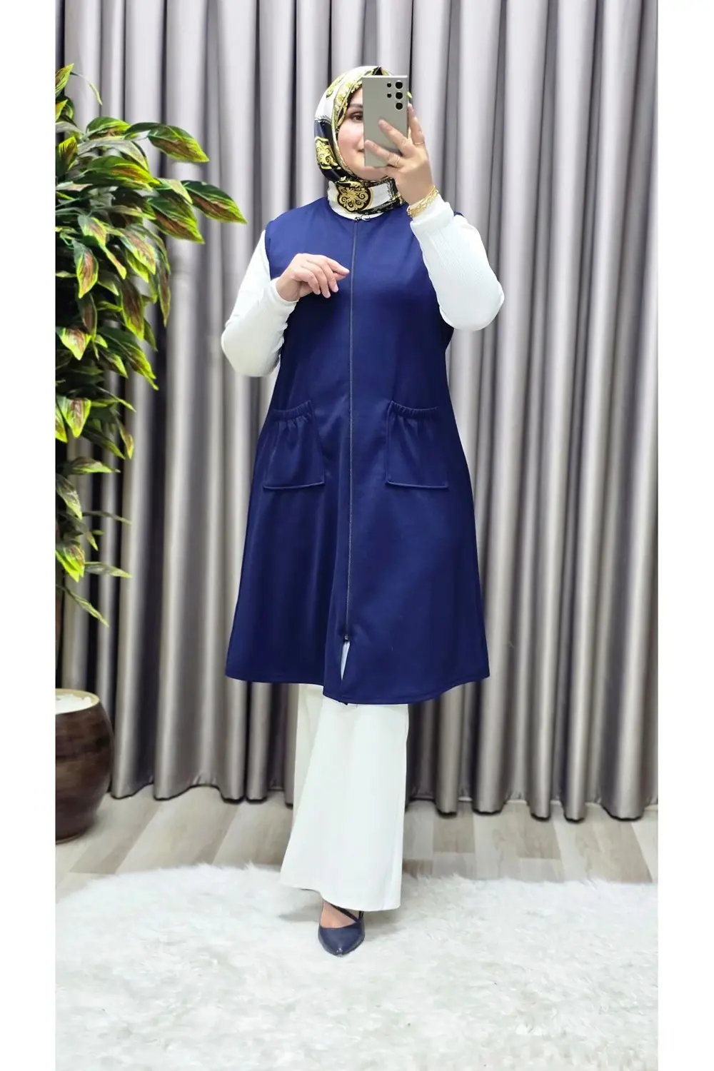 Kadın Büyük Beden Rahat Kalıp Ottoman Kumaş Dört Mevsim Çelik Örm Kadın Büyük Beden Rahat Kalıp Ottoman Kumaş Dört Mevsim Çelik Örm