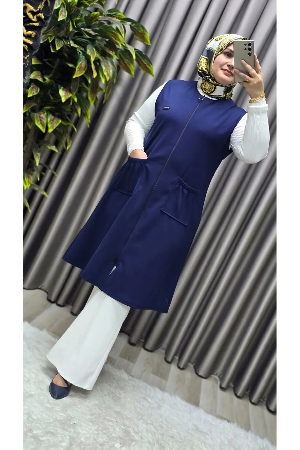 Kadın Büyük Beden Rahat Kalıp Ottoman Kumaş Dört Mevsim Çelik Örm Kadın Büyük Beden Rahat Kalıp Ottoman Kumaş Dört Mevsim Çelik Örm