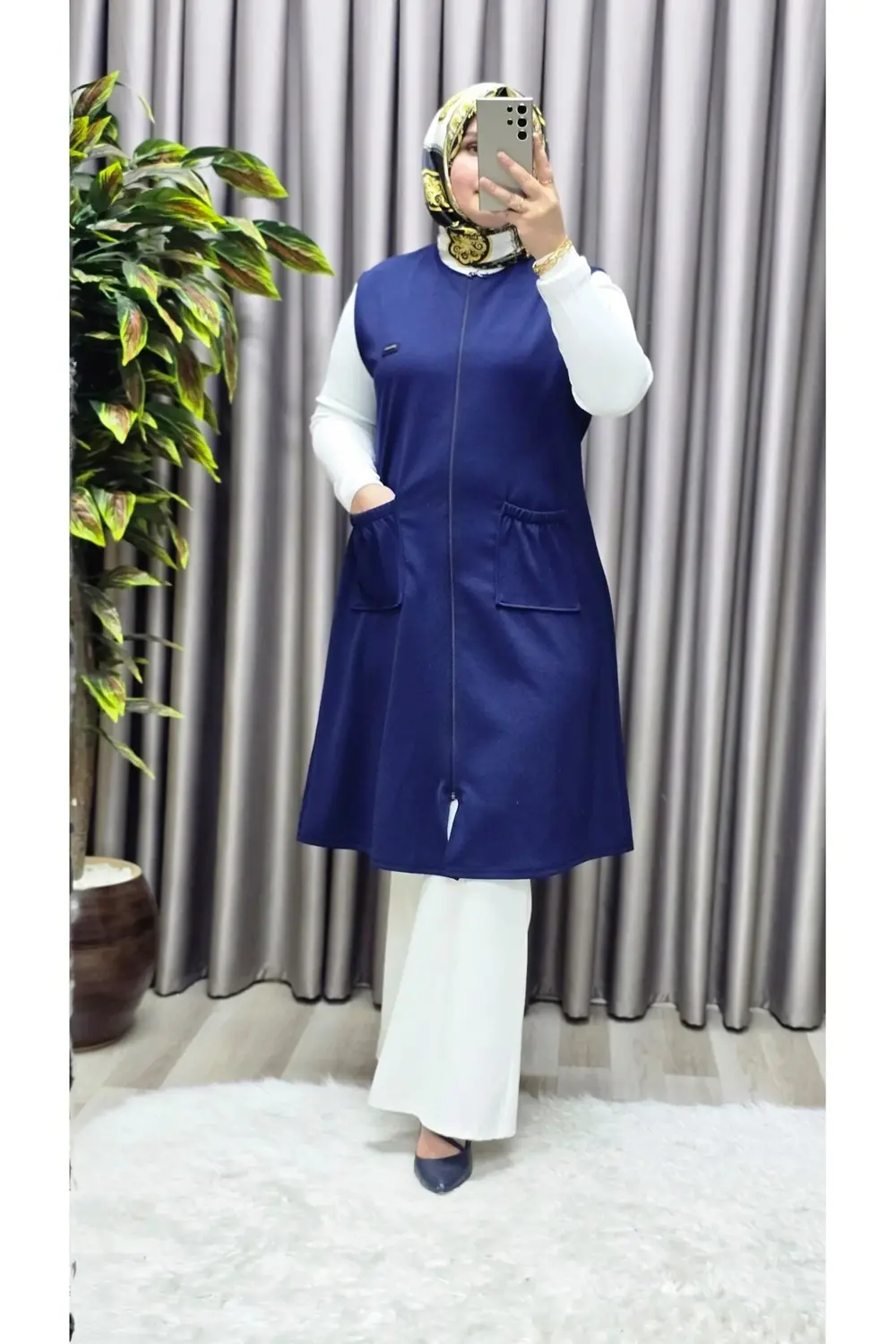 Kadın Büyük Beden Rahat Kalıp Ottoman Kumaş Dört Mevsim Çelik Örm Kadın Büyük Beden Rahat Kalıp Ottoman Kumaş Dört Mevsim Çelik Örm