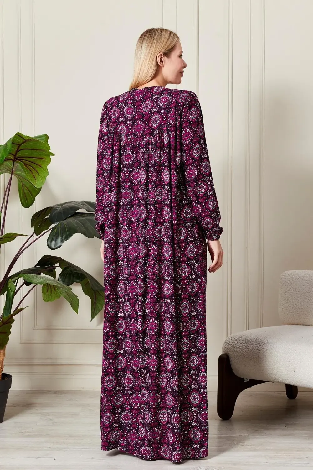 Kadın Büyük Beden Robalı Elbise Kadın Büyük Beden Robalı Elbise