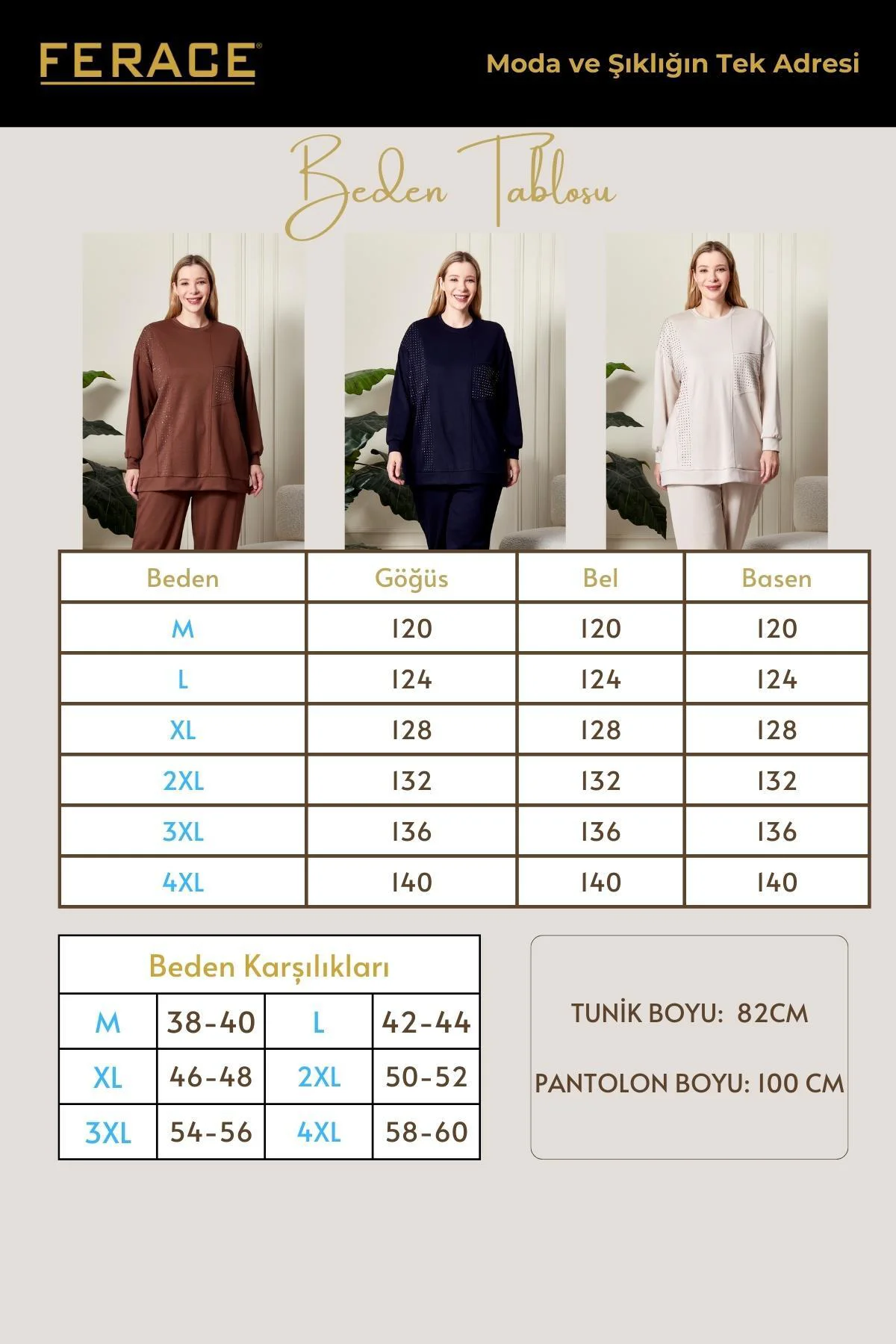 Kadın Büyük Beden Taşlı Takım Kadın Büyük Beden Taşlı Takım - Görsel 2