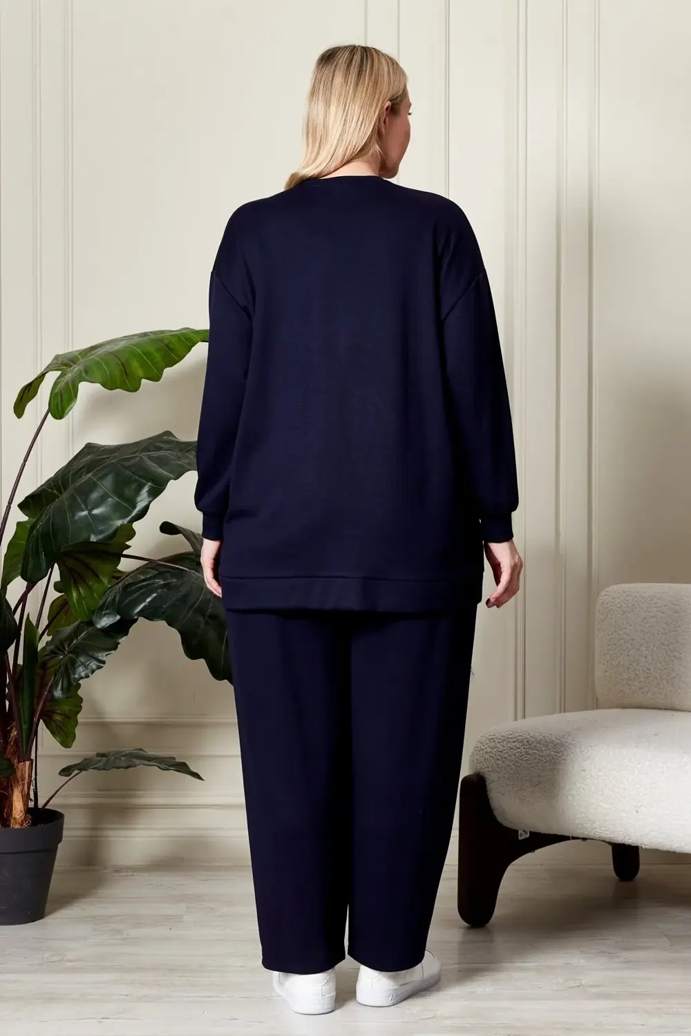 Kadın Büyük Beden Taşlı Takım