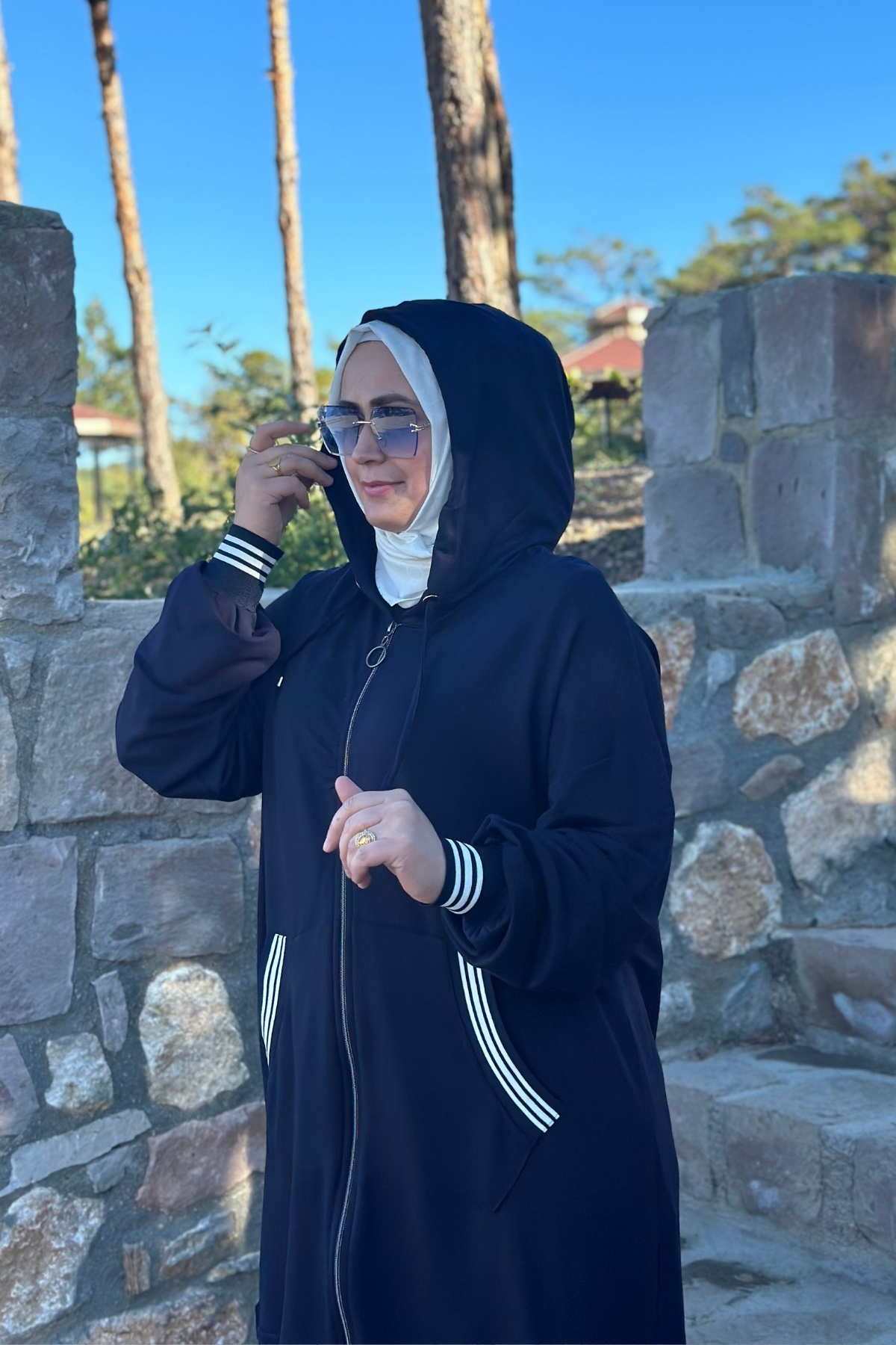 Elmas Tesettür Kadın Büyük Beden Tesetttür Spor İkili Takım