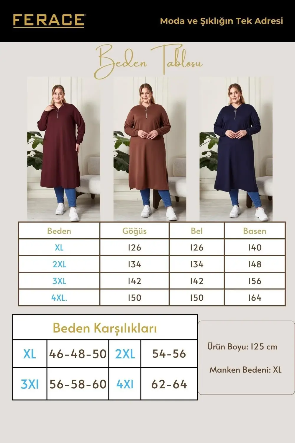 Kadın Büyük Beden Tunik