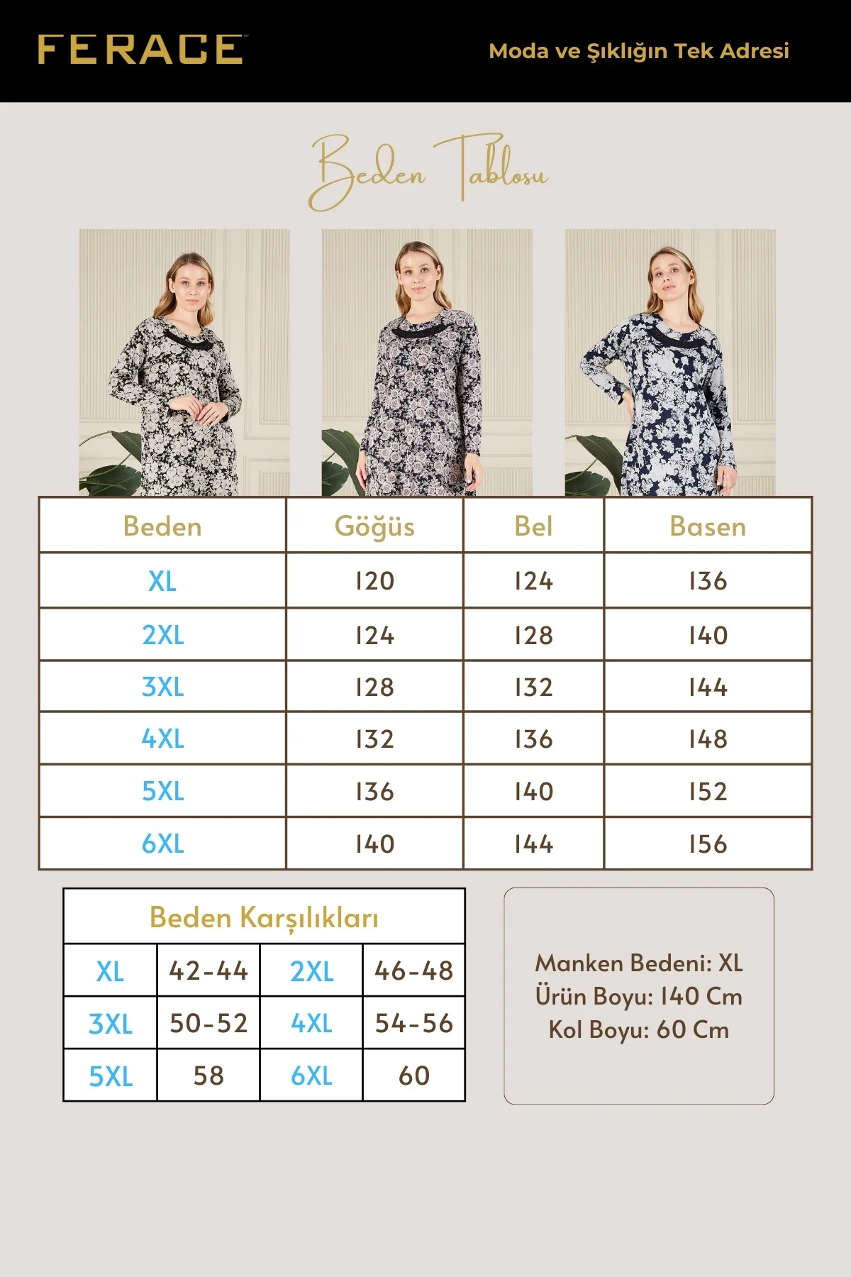 Kadın Buyuk Beden Yakası Taşlı Menekşe Elbise