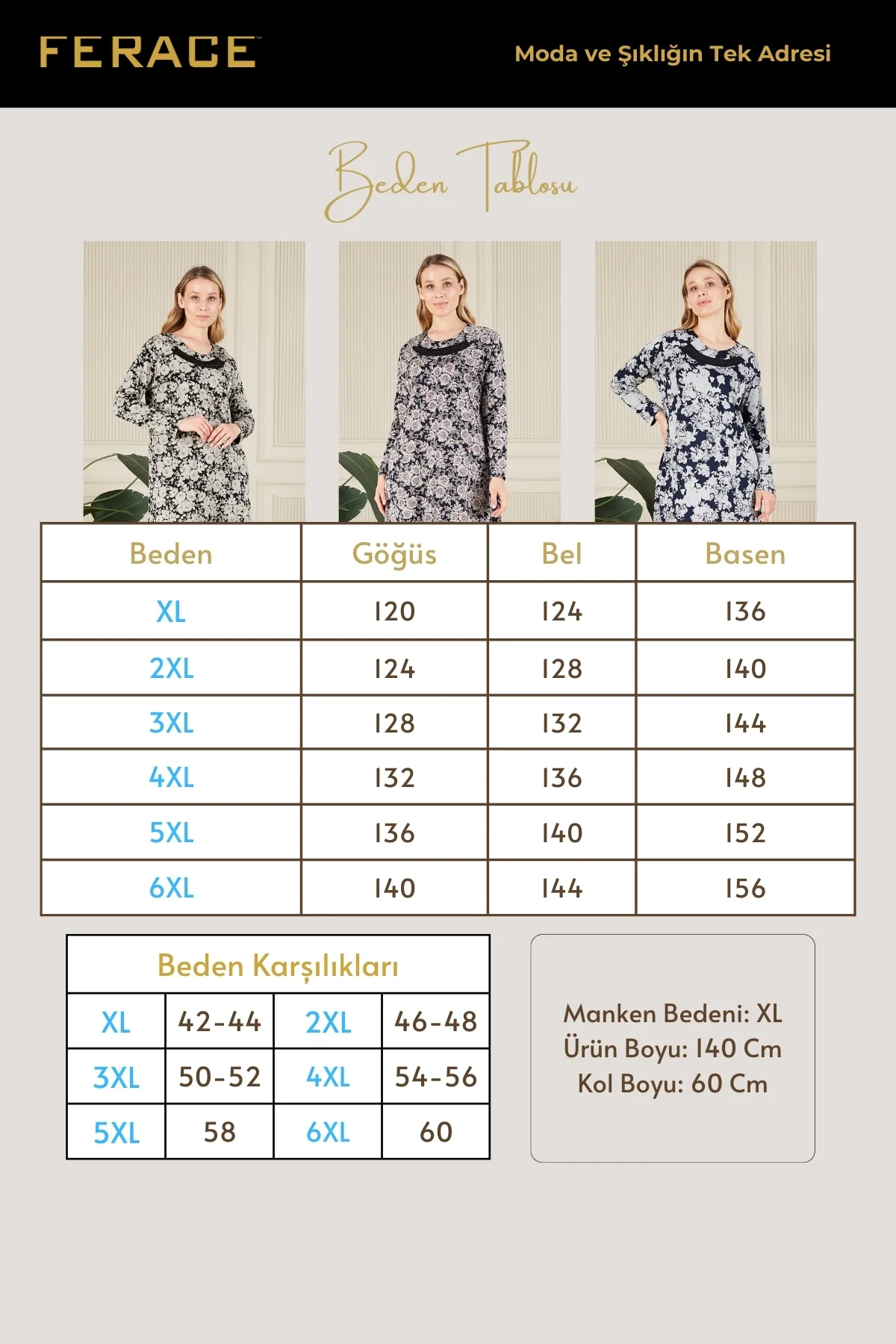 Kadın Buyuk Beden Yakası Taşlı Menekşe Elbise