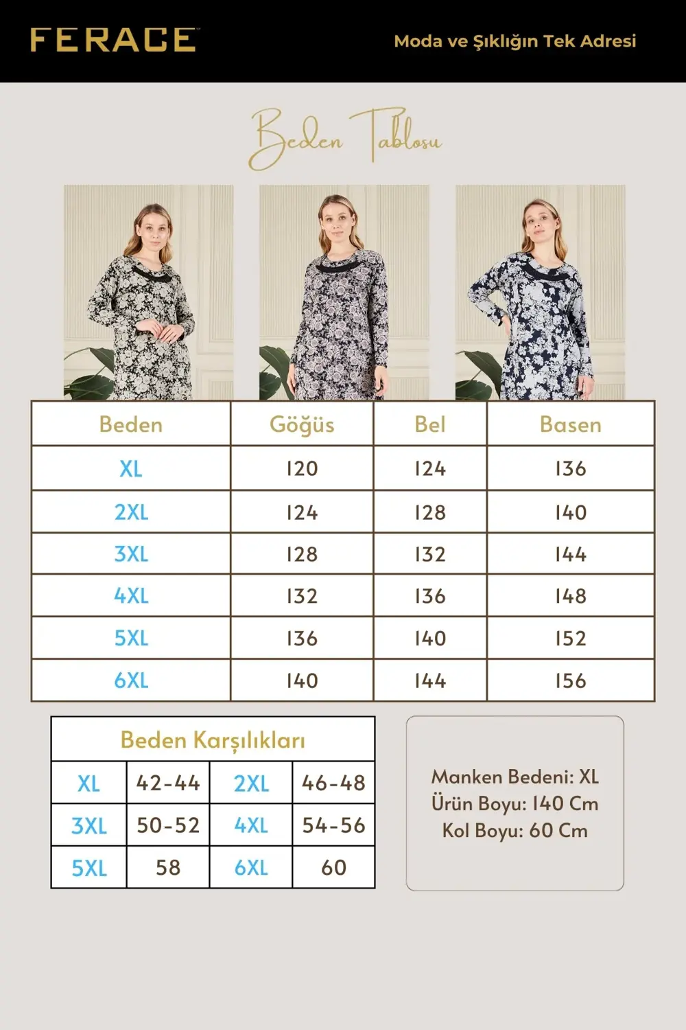 Kadın Buyuk Beden Yakası Taşlı Menekşe Elbise