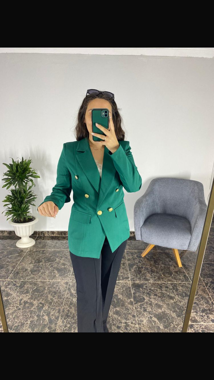 Afitap Zll Blazer Ceket Yeşil