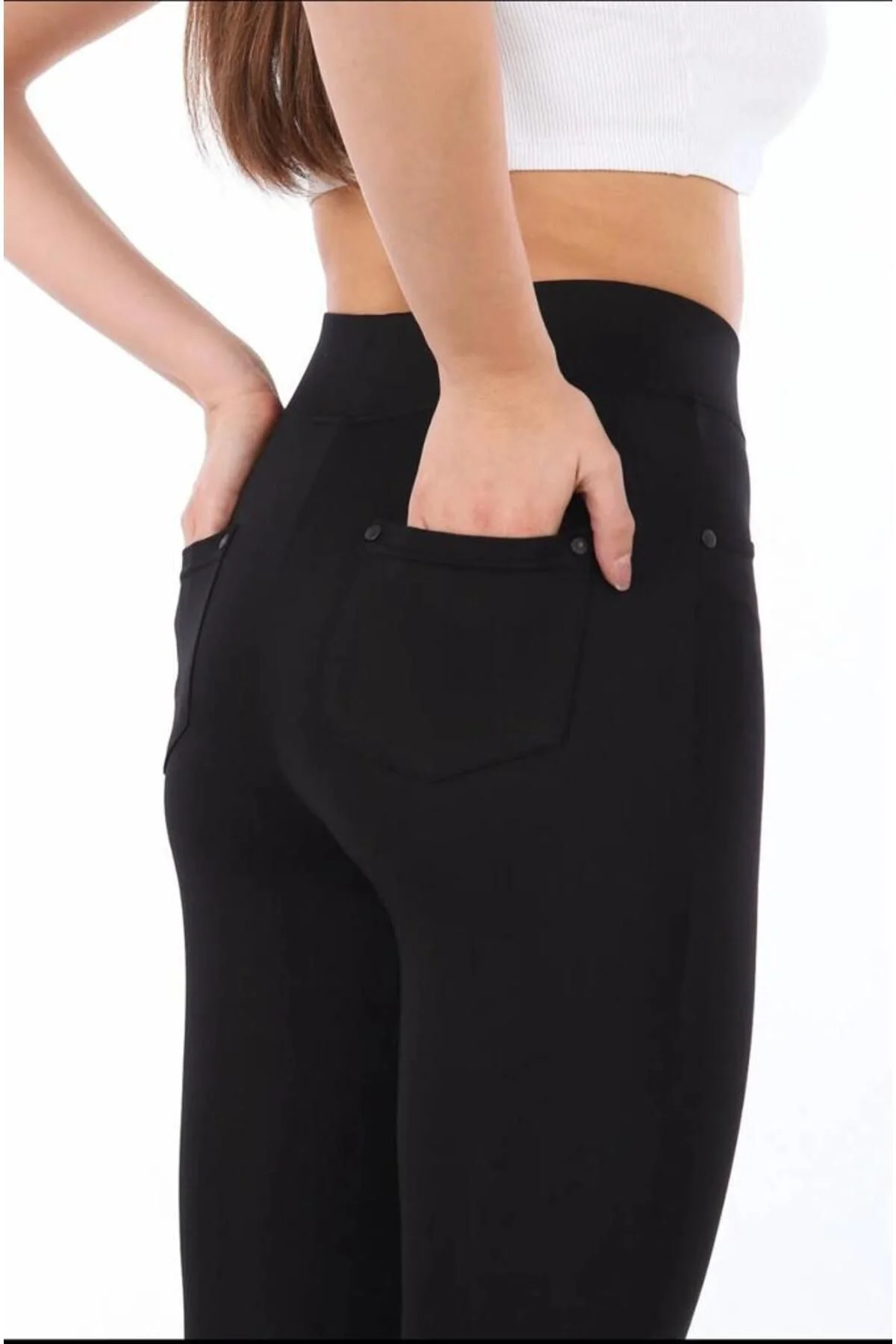 KADIN ÇELİK ÖRME PANTOLON TAYT