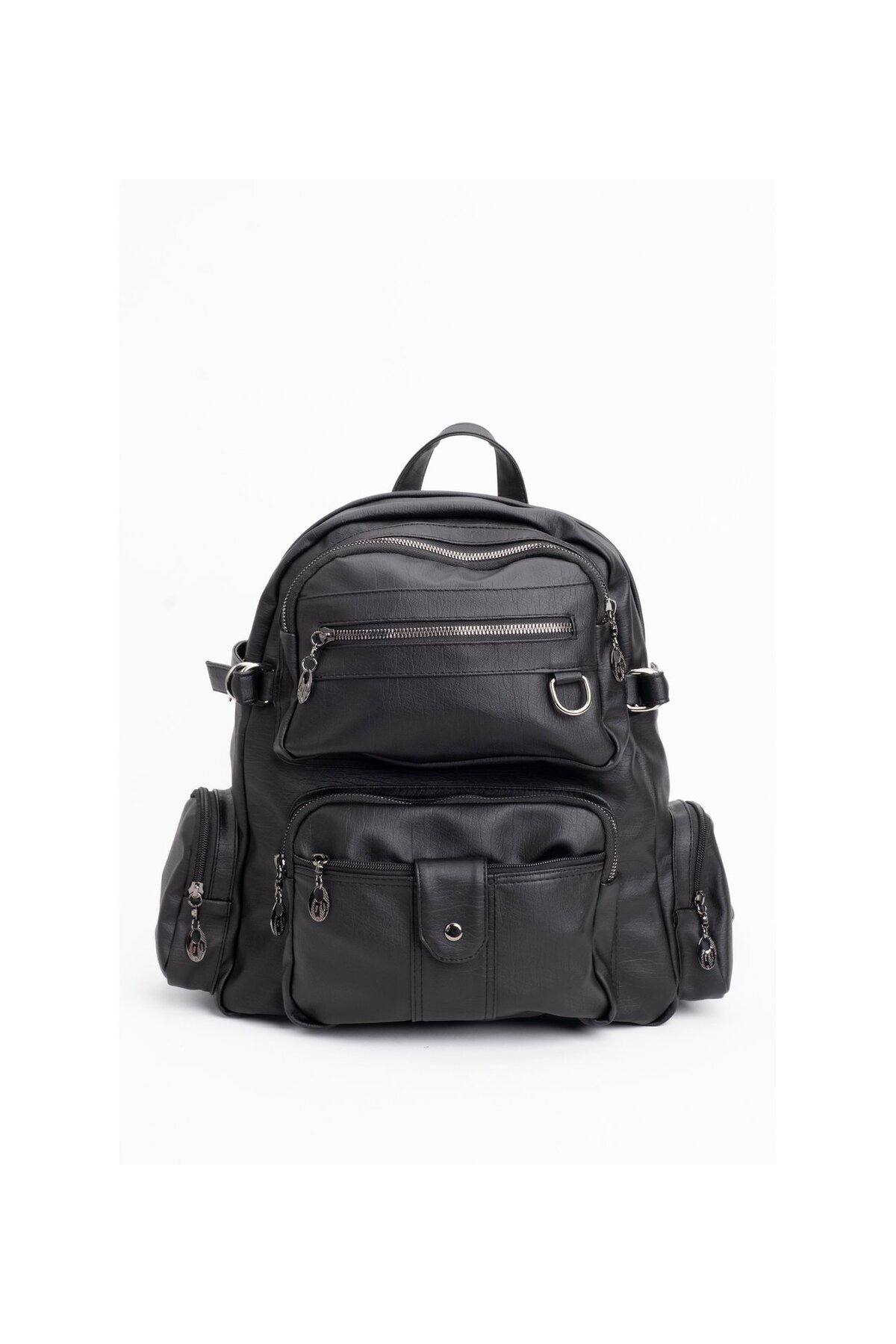 Monalisa Home Kadın Çok Bölmeli Yıkama Deri Sırt Çanta