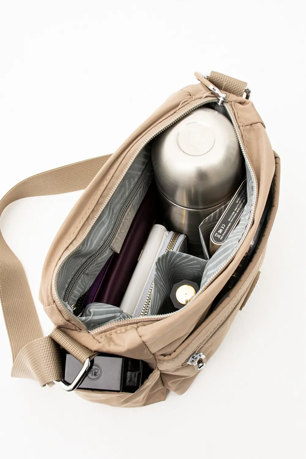 Kadın Çok Gözlü Suya Dayanıklı Paraşüt Kumaş Ayarlanabilir Çapraz