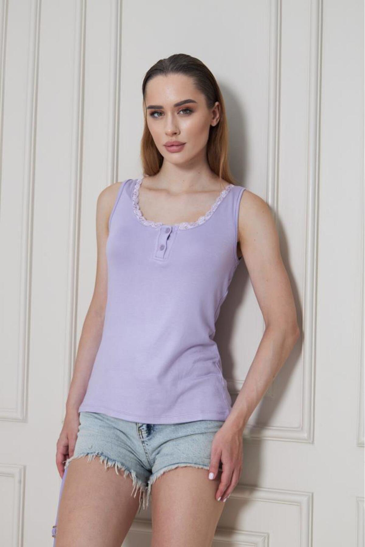 Pasaklı Giyim Kadın Dantelli Likralı Pamuklu Body Bluz – U Yaka, Kalın Askılı, Pasaklı Giyim Kadın Dantelli Likralı Pamuklu Body Bluz – U Yaka, Kalın Askılı,