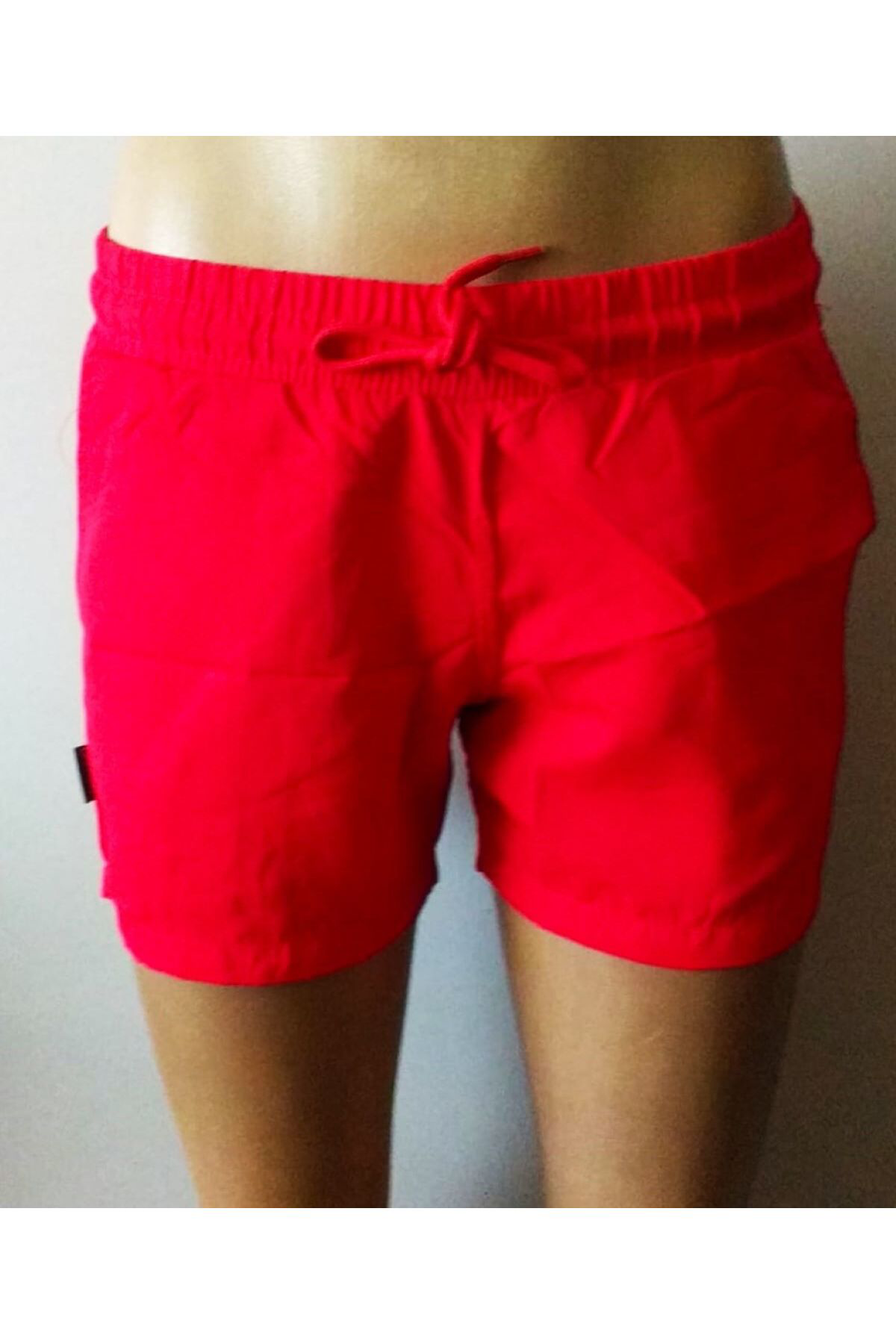 Granz Kadin Deniz Şortu Kirmizi