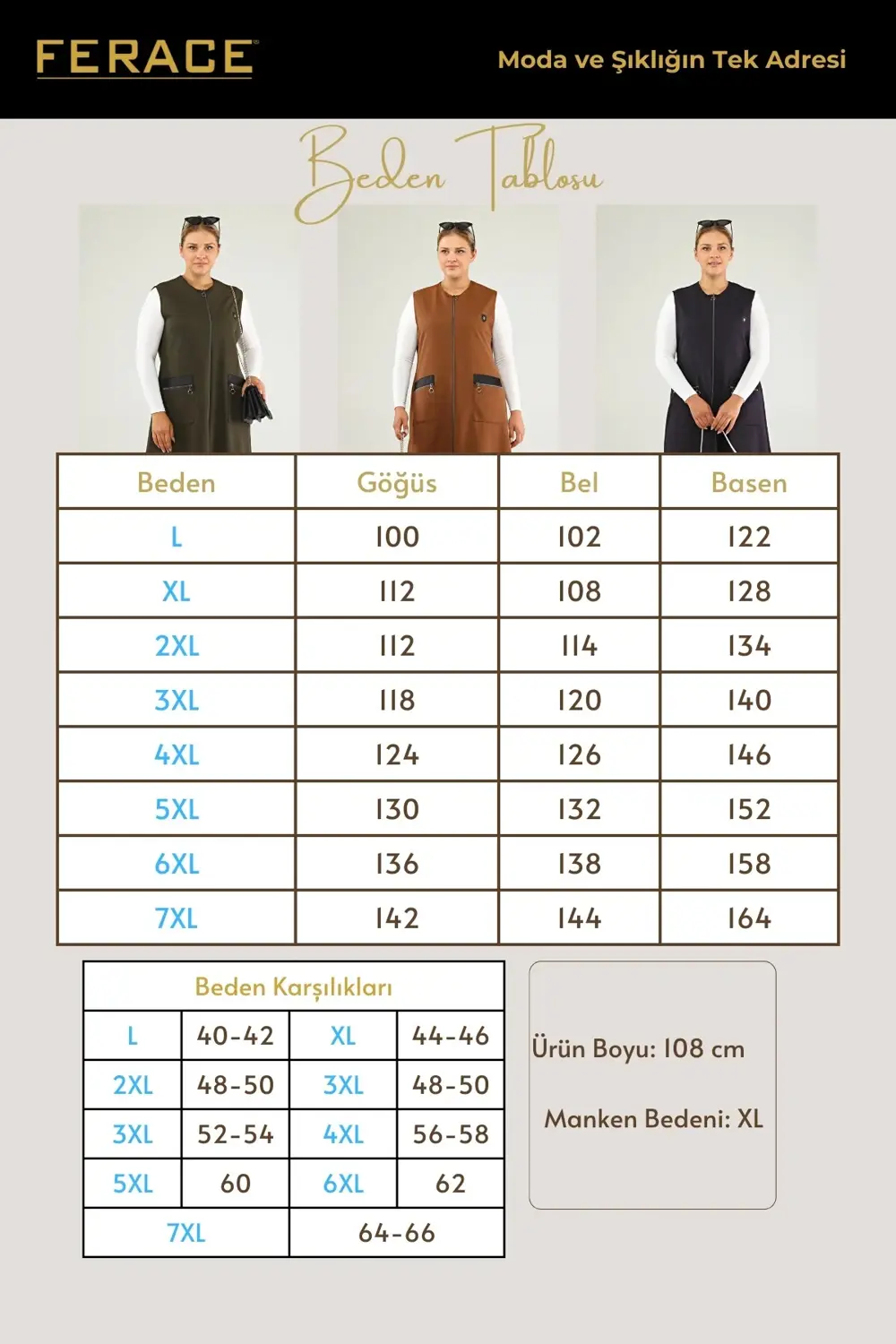 Kadin Deri Cepli Buyuk Beden Uzun Yelek Siyah