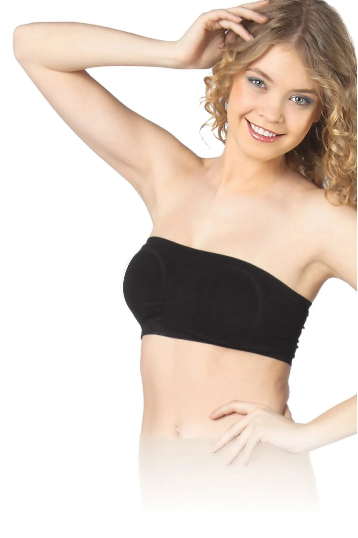 Kadın Destekli Strapless Büstiyer