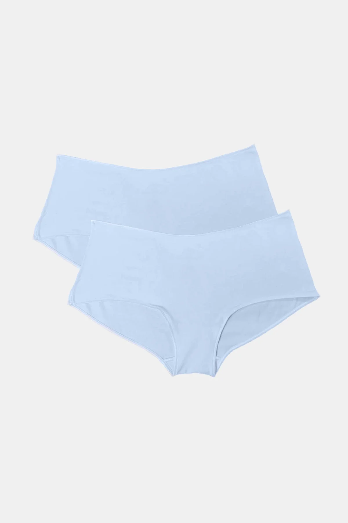 Kadın Ekru 2 Li Paket Geniş Kenarlı Modal Slip Külot 1126