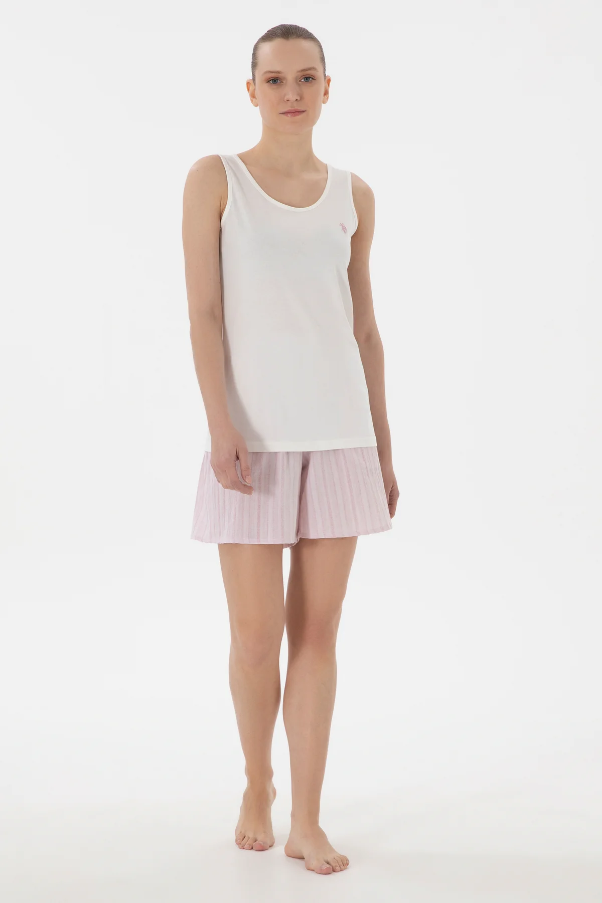 Kadın Ekru Pijama Takımı 50312902-VR019
