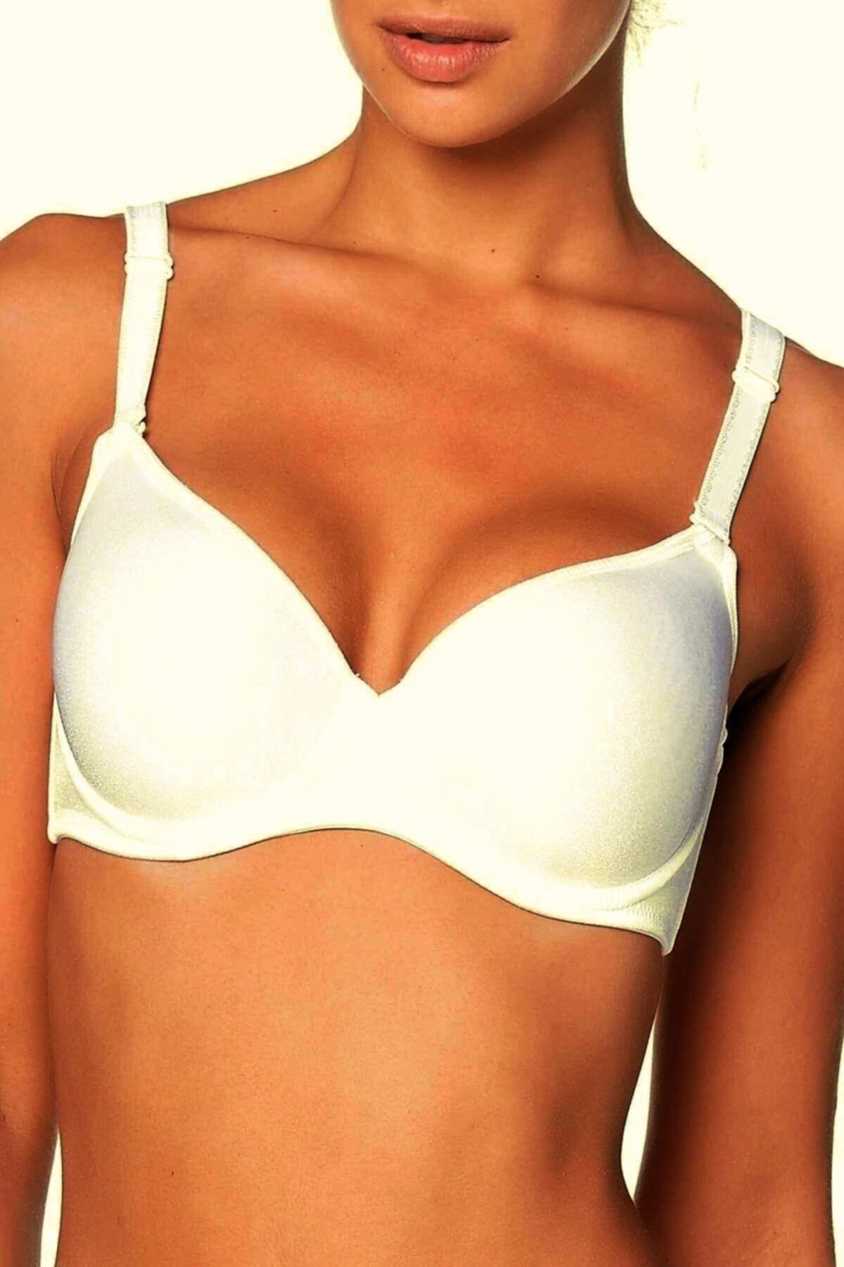 Kadın Ten Ince Süngerli Toparlayıcı Sütyen Yeni Sezon