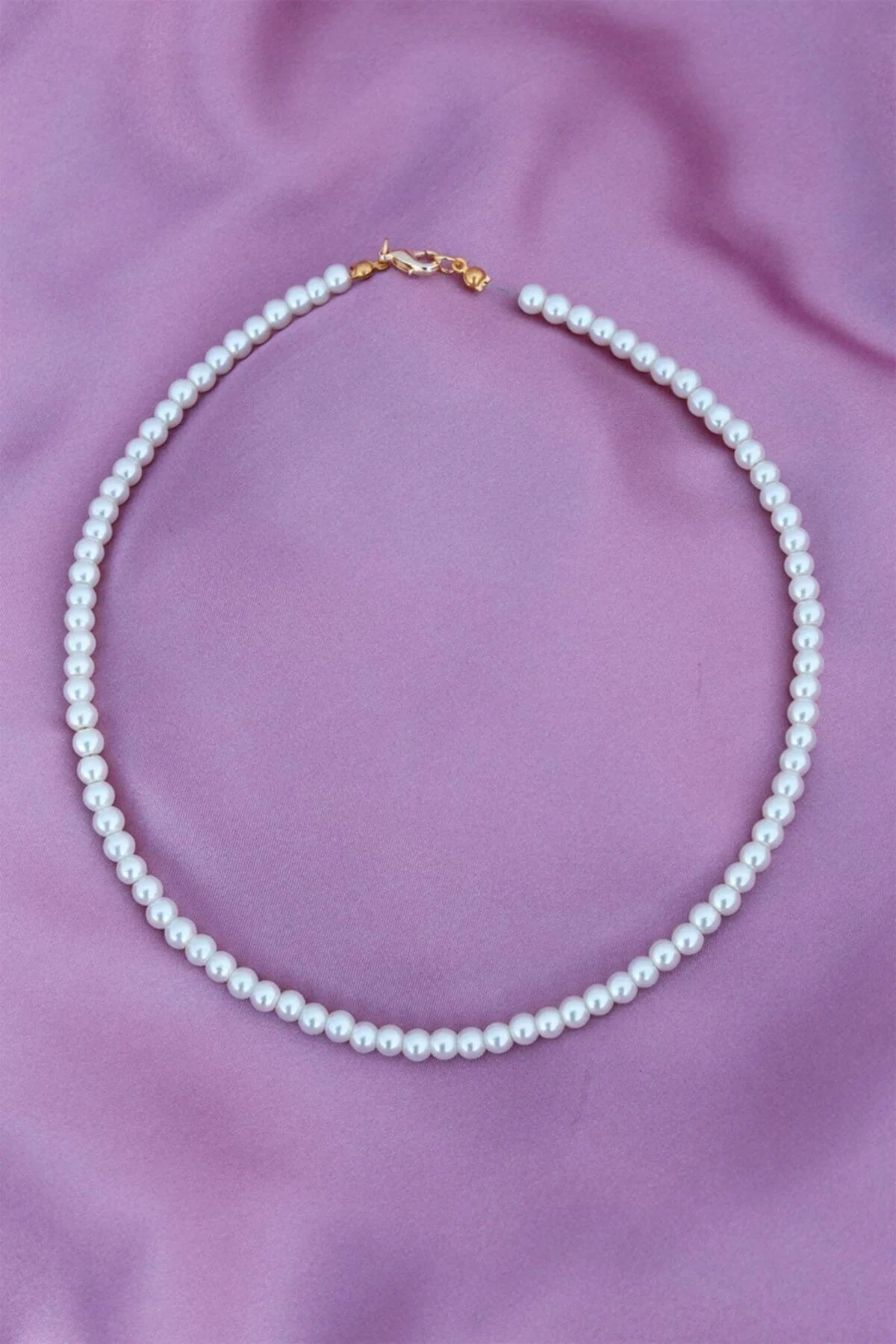 Kadın El Yapımı Inci Kolye ( 40 5 Cm )