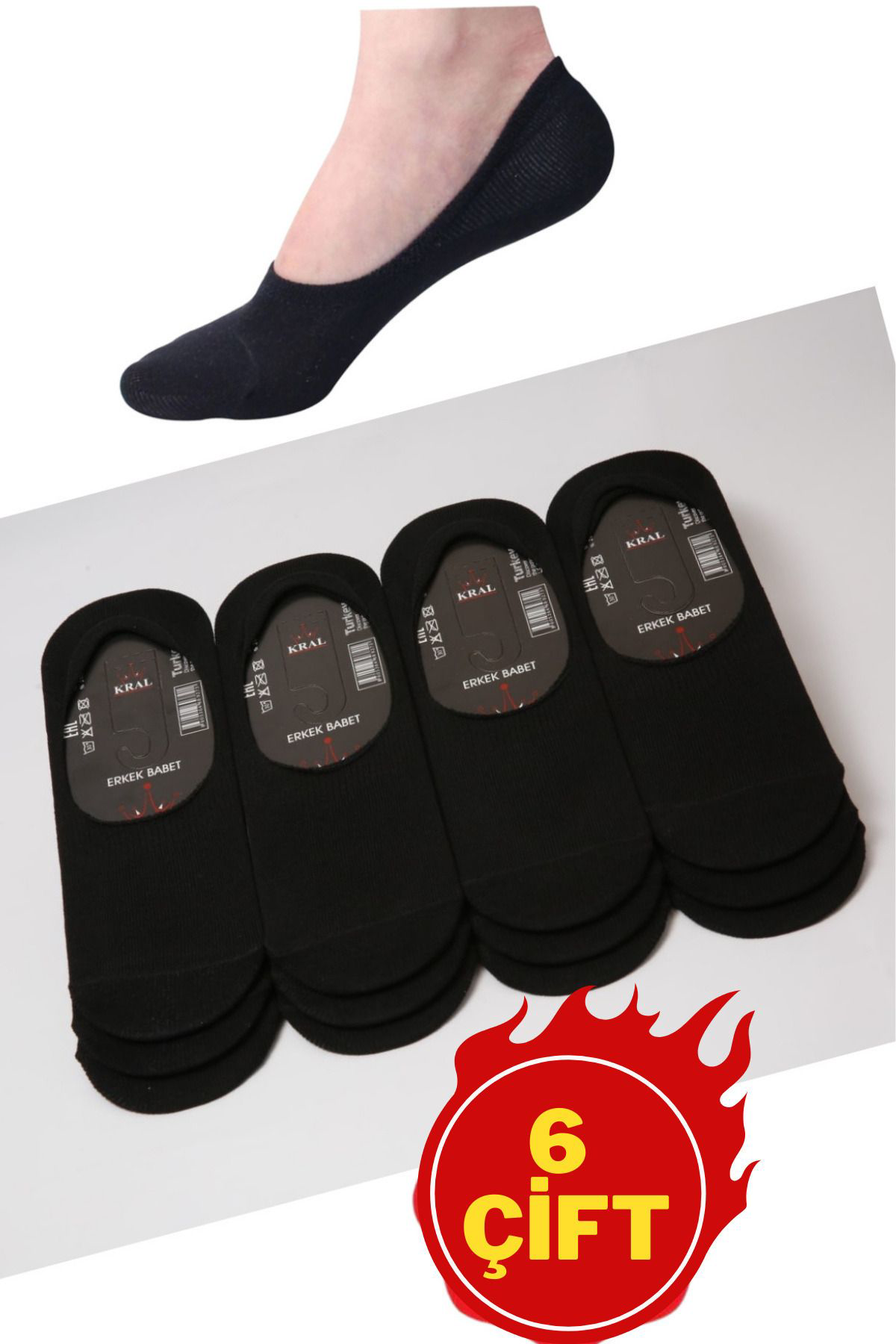 Kadın - Erkek Düz Desen (6 ÇİFT) Pamuklu Terletmez Babet Çorap Kadın - Erkek Düz Desen (6 ÇİFT) Pamuklu Terletmez Babet Çorap