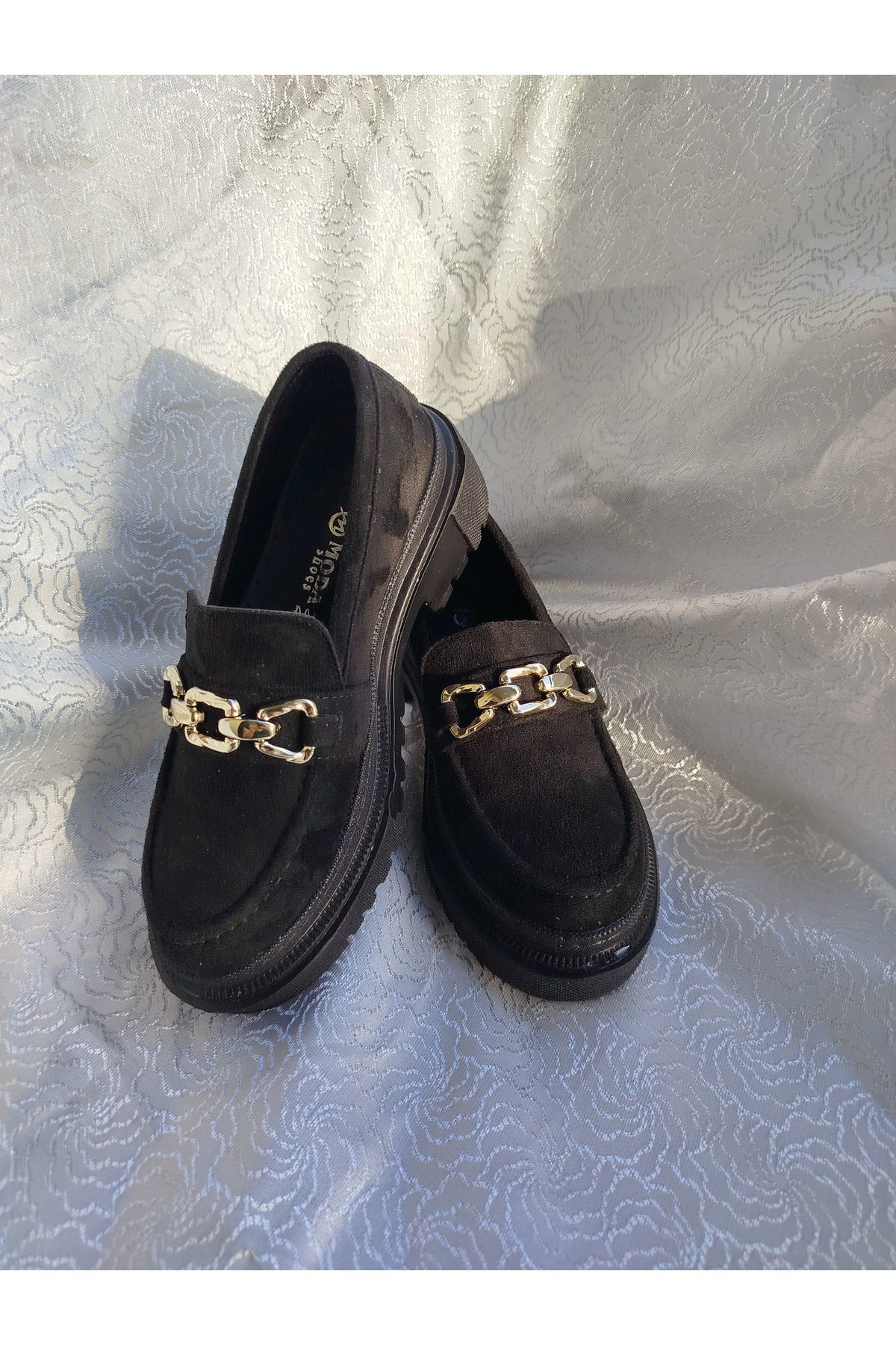 Kadın Fermuarlı Taşlı Bağcıklı Bot Postal