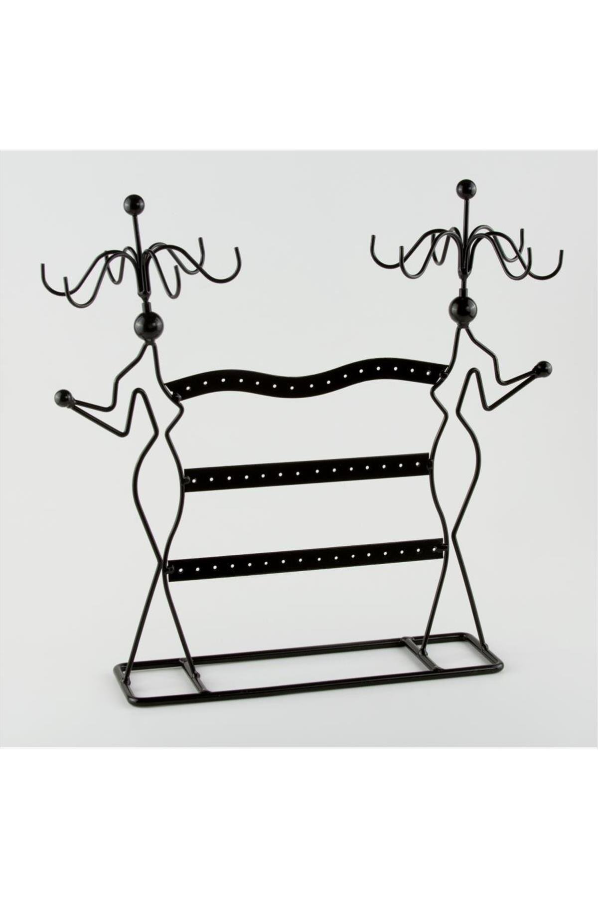 Kadın Figürlü Bileklik Ve Küpe Standı