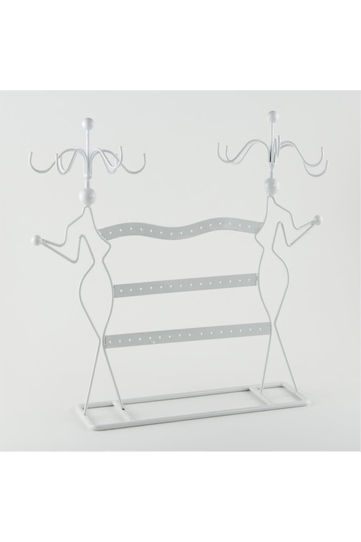 Kadın Figürlü Bileklik Ve Küpe Standı