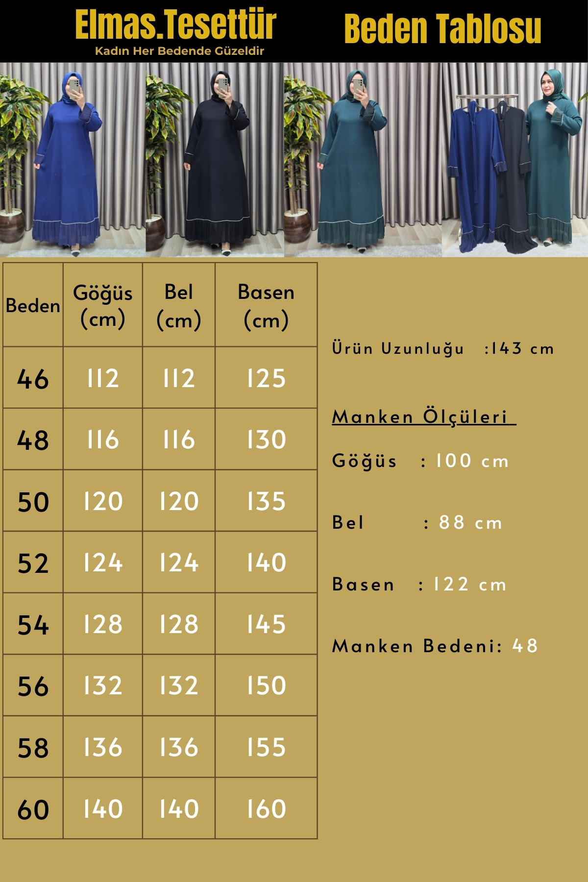 Kadın Giyim Büyük Beden Kolu ve Etek Ucu Piliseli Taşlı Abiye Elb