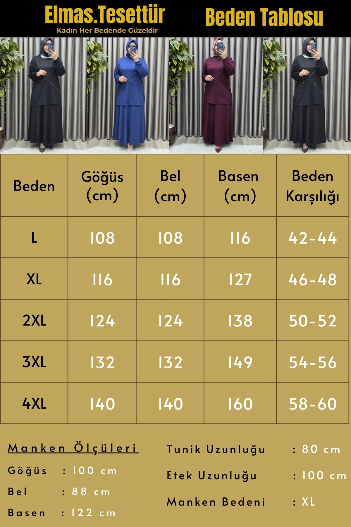 Kadın Giyim Büyük Beden Çapraz Taşlı Kolu Lastikli Korse Bel Etekli Elmas Sultan Takım