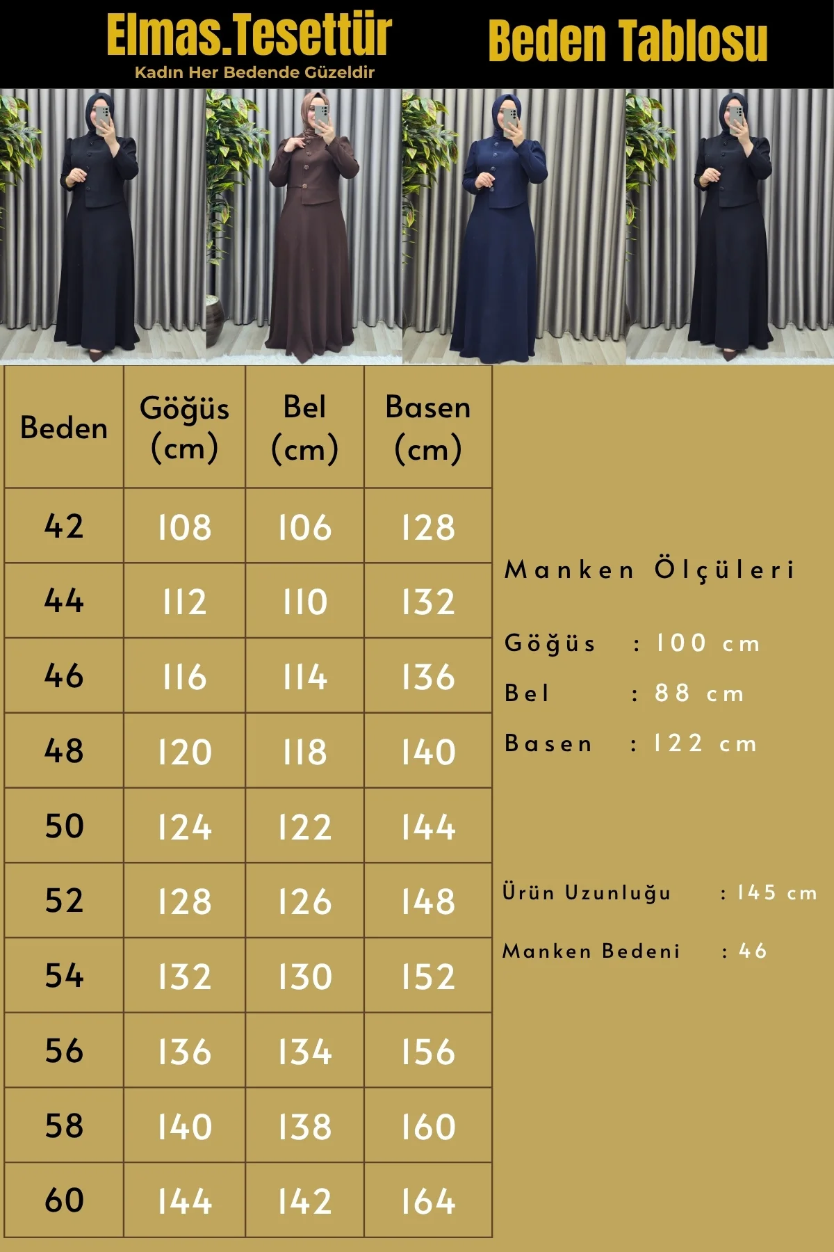 Kadın Giyim Büyük Beden Elmas Düğmeli Mevlana Krep Abiye Elbise Fiyatı, Yorumları ve Özellikleri