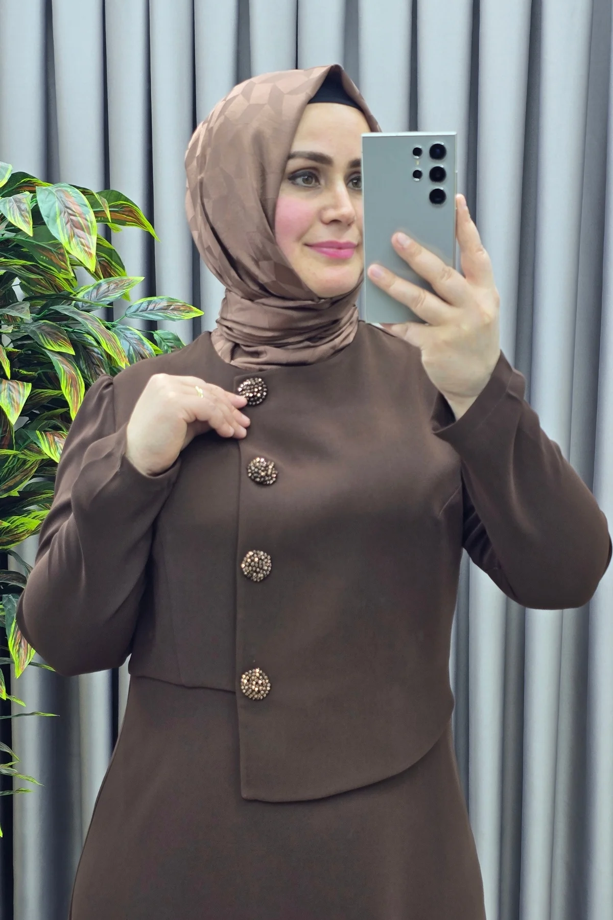 Kadın Giyim Büyük Beden Elmas Düğmeli Mevlana Krep Abiye Elbise Fiyatı, Yorumları ve Özellikleri