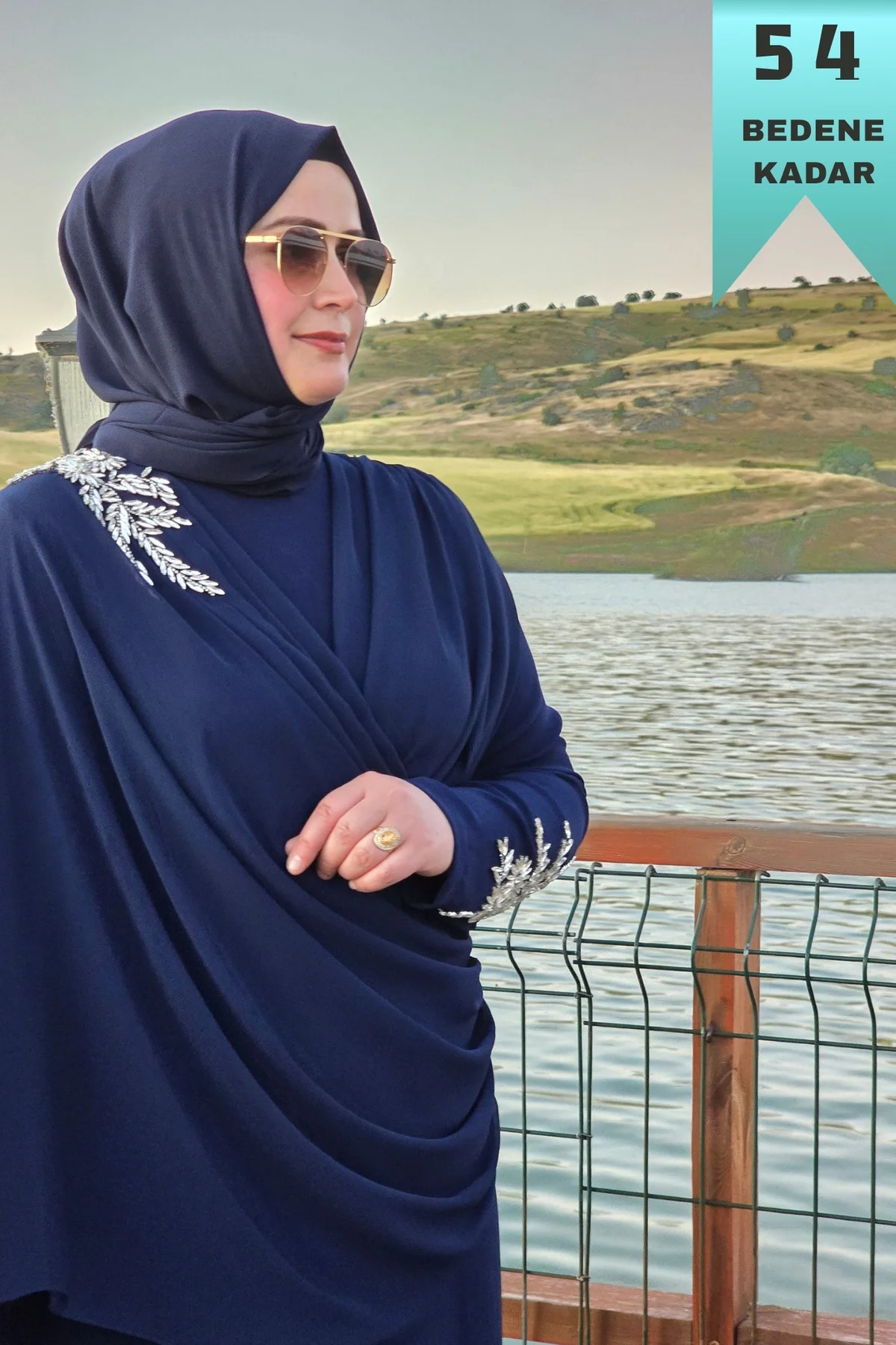 Kadın Giyim Büyük Beden Kolu ve Omuzu Taş İşlemeli Drapeli Şifon Abiye Fiyatı, Yorumları ve Özellikleri