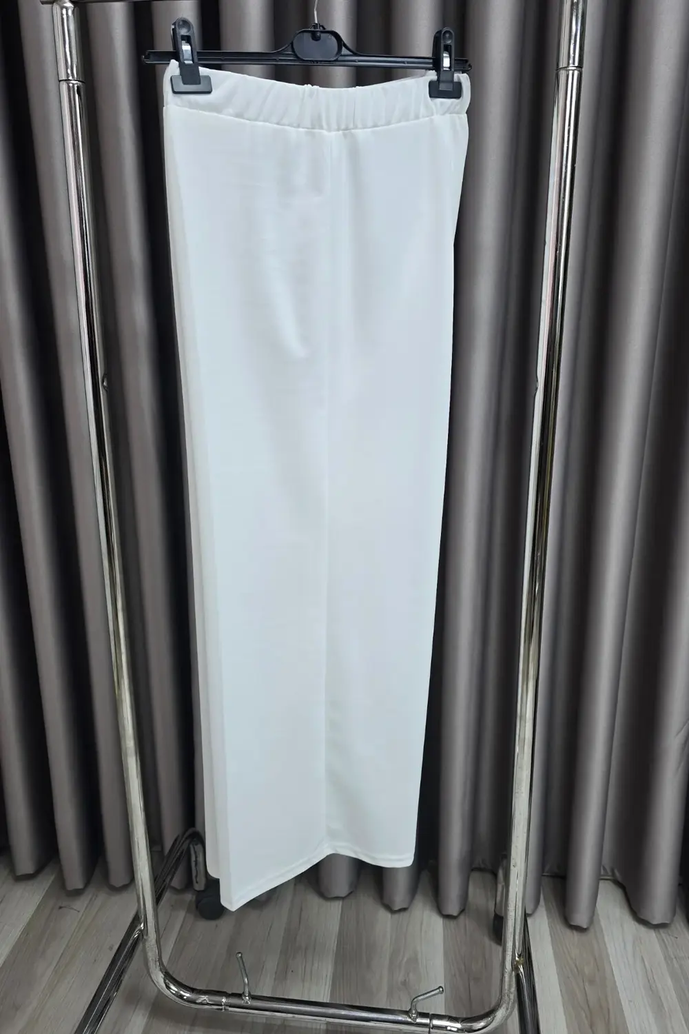 Kadın Giyim Büyük Beden Bol Paça Scuba Pantolon