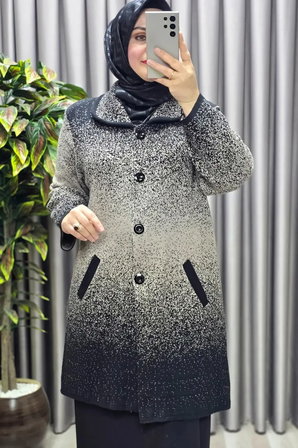 Kadın Giyim Büyük Beden Damla Hırka