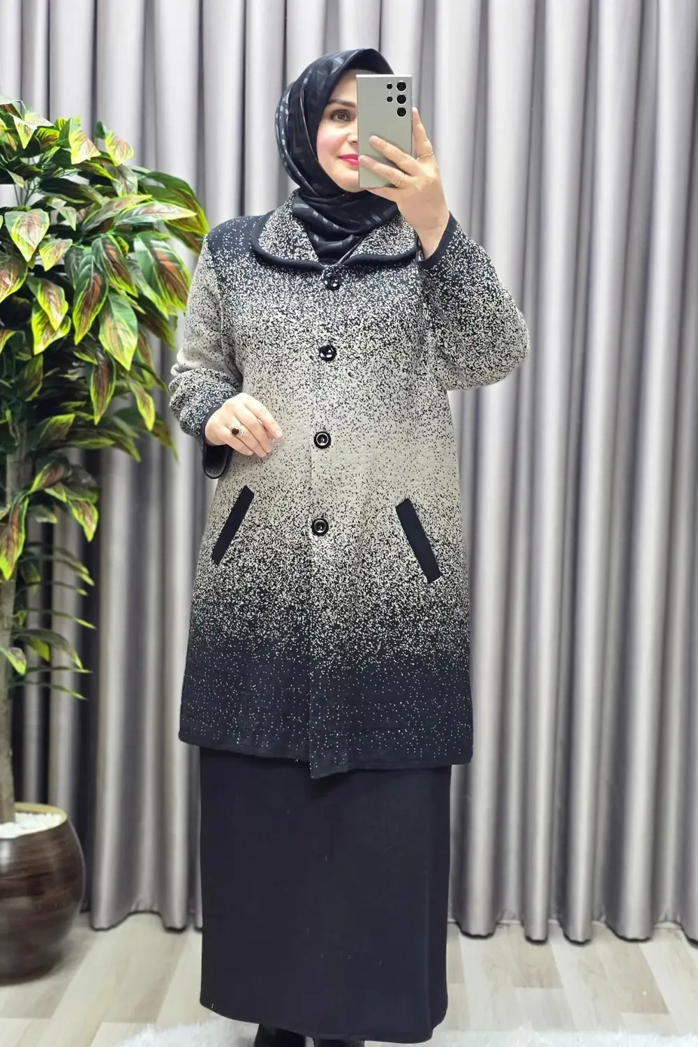 Kadın Giyim Büyük Beden Damla Hırka