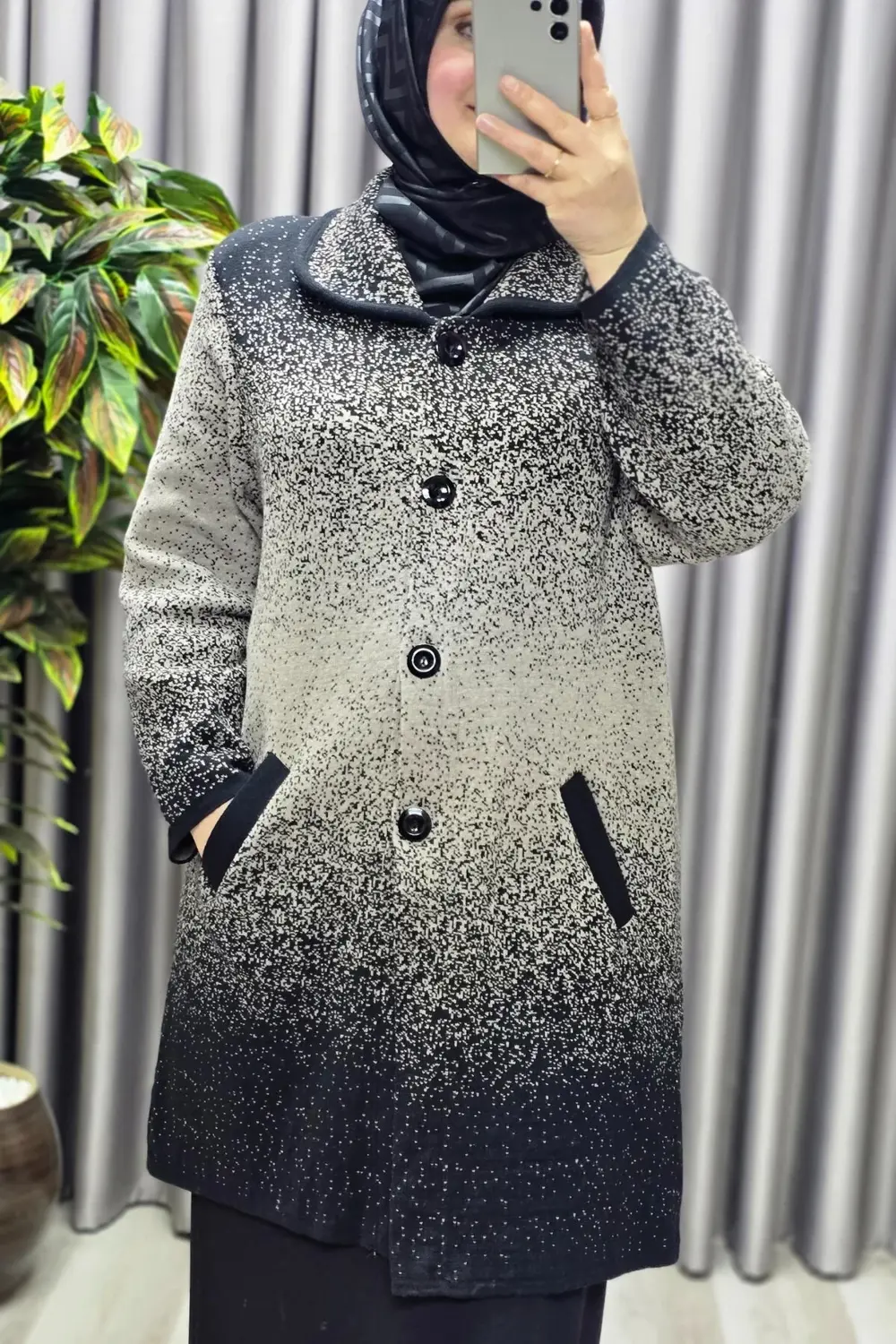 Kadın Giyim Büyük Beden Damla Hırka