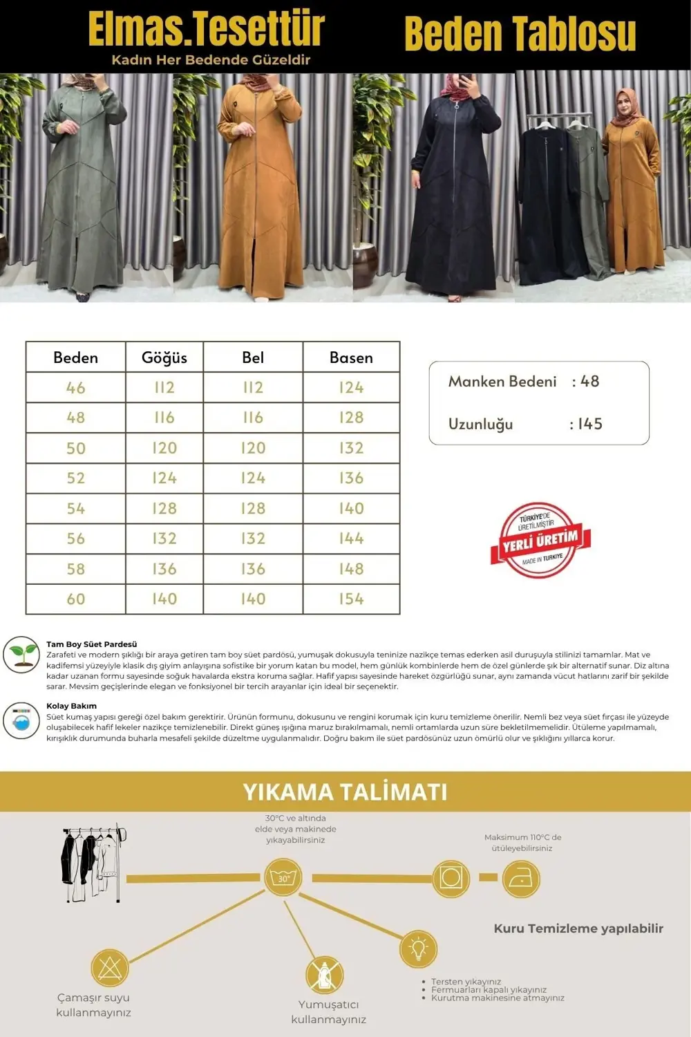 Kadın Giyim Büyük Beden Tam Boy Baklava Desenli Uzun Süet Pardesü Kadın Giyim Büyük Beden Tam Boy Baklava Desenli Uzun Süet Pardesü