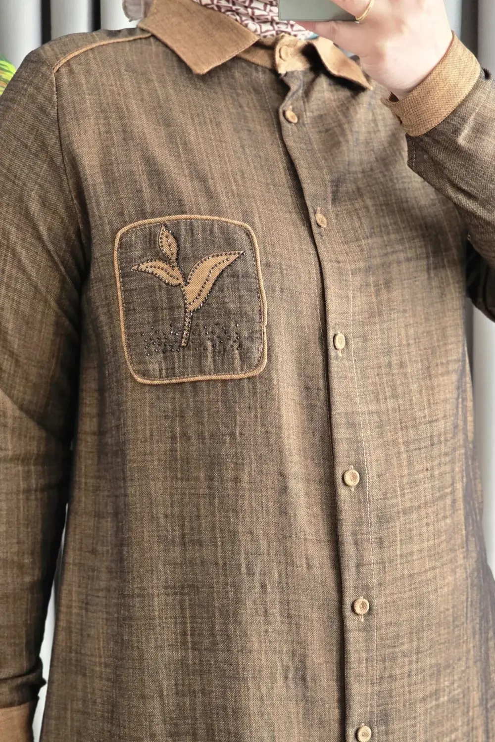 Elmas Tesettür Kadın Giyim Büyük Beden Taş İşlemeli Takım