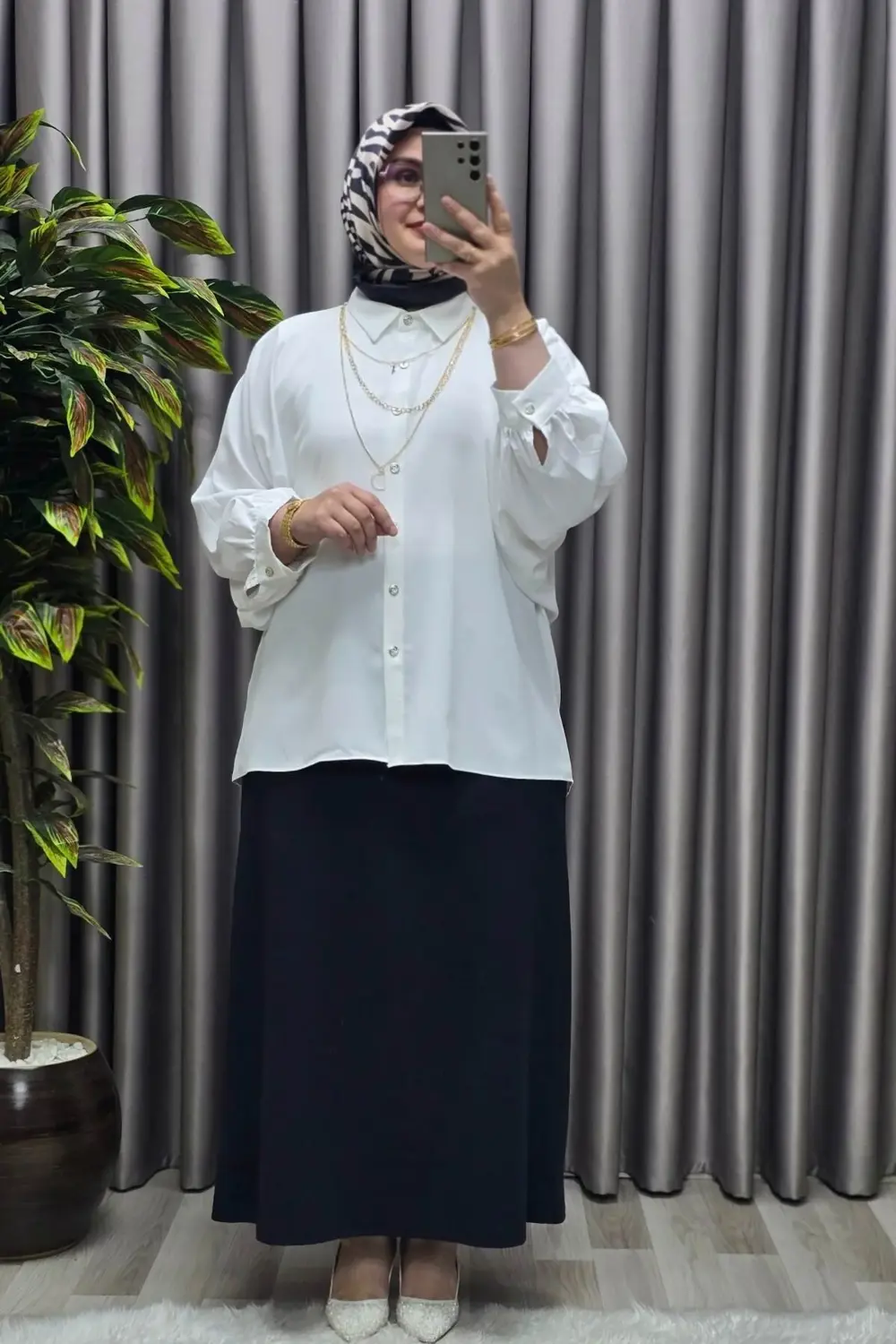 Kadın Giyim Krep Kalem Etek