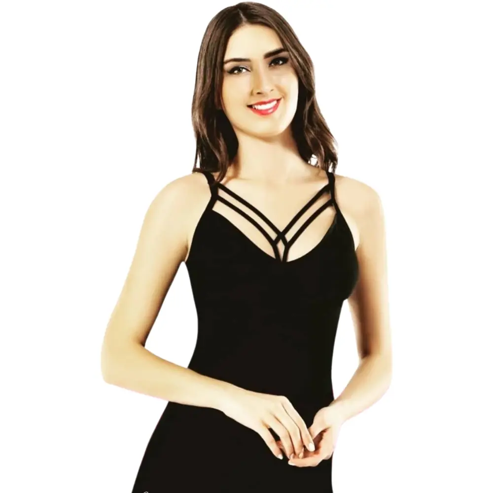 Kadın Göğüs Çapraz Bant Detaylı Atlet Kadın Göğüs Çapraz Bant Detaylı Atlet