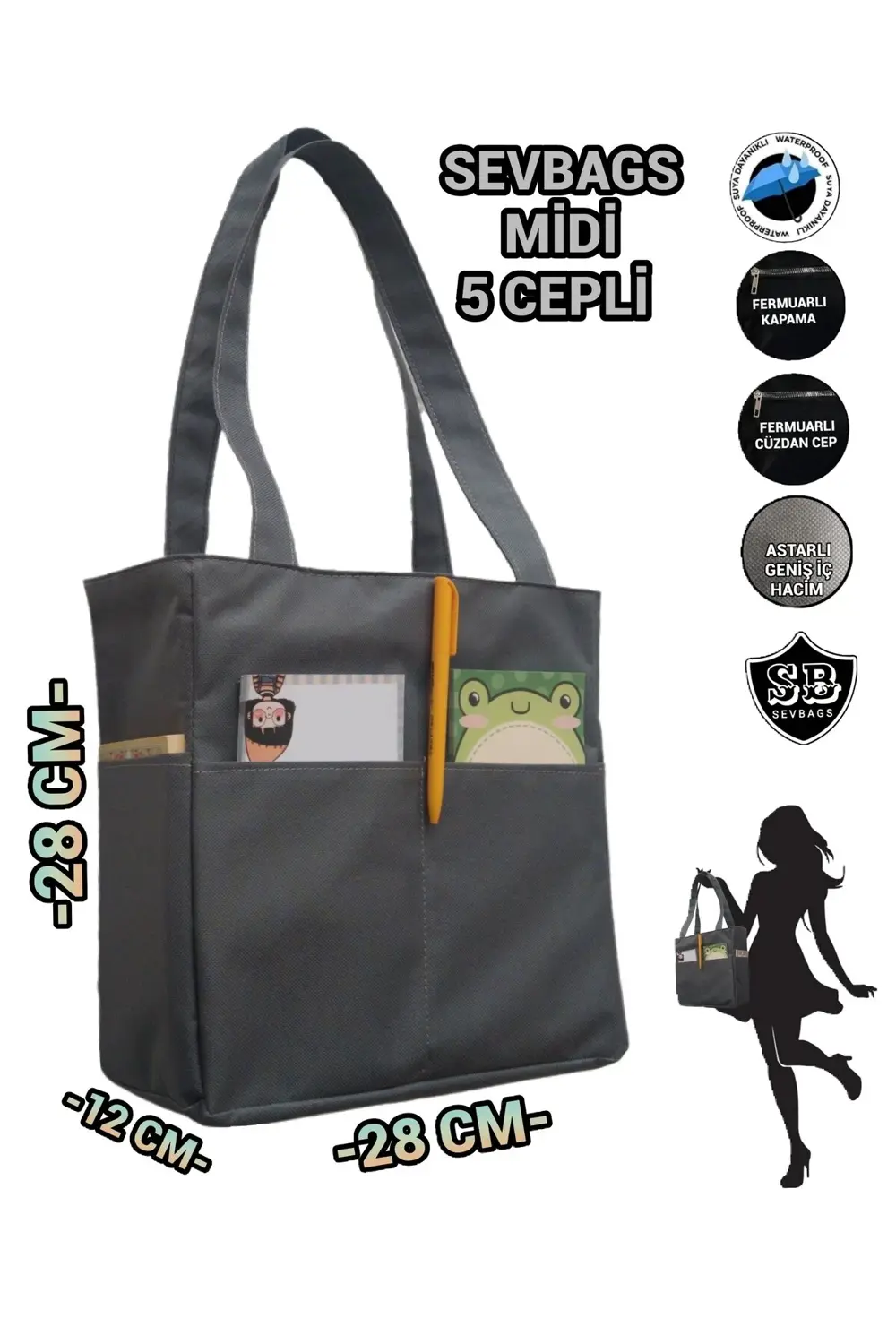 KADIN GÜNLÜK ASKILI OMUZ KOL VE EL ÇANTASI MİDİ