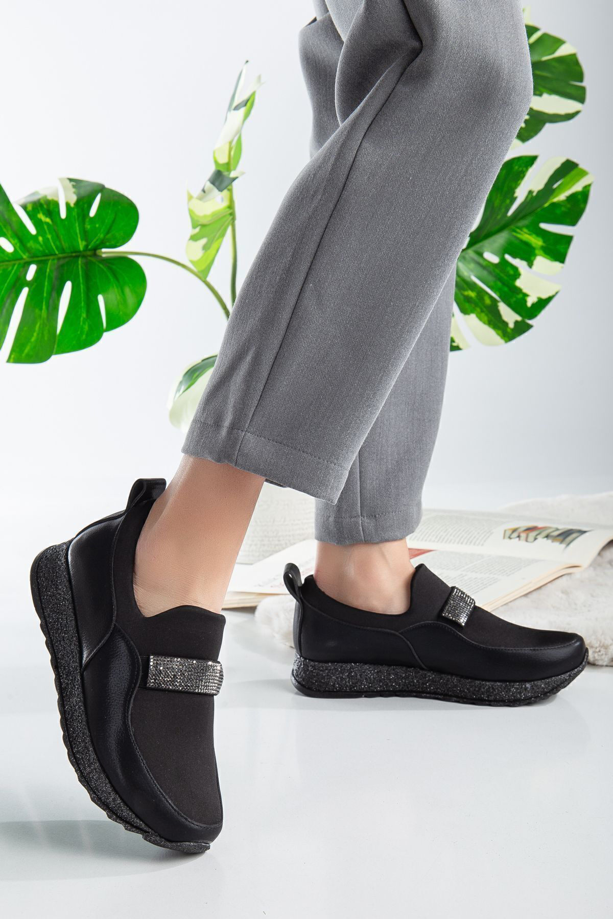 Kadın günlük klasik ortopedik yürüyüş Ayakkabı