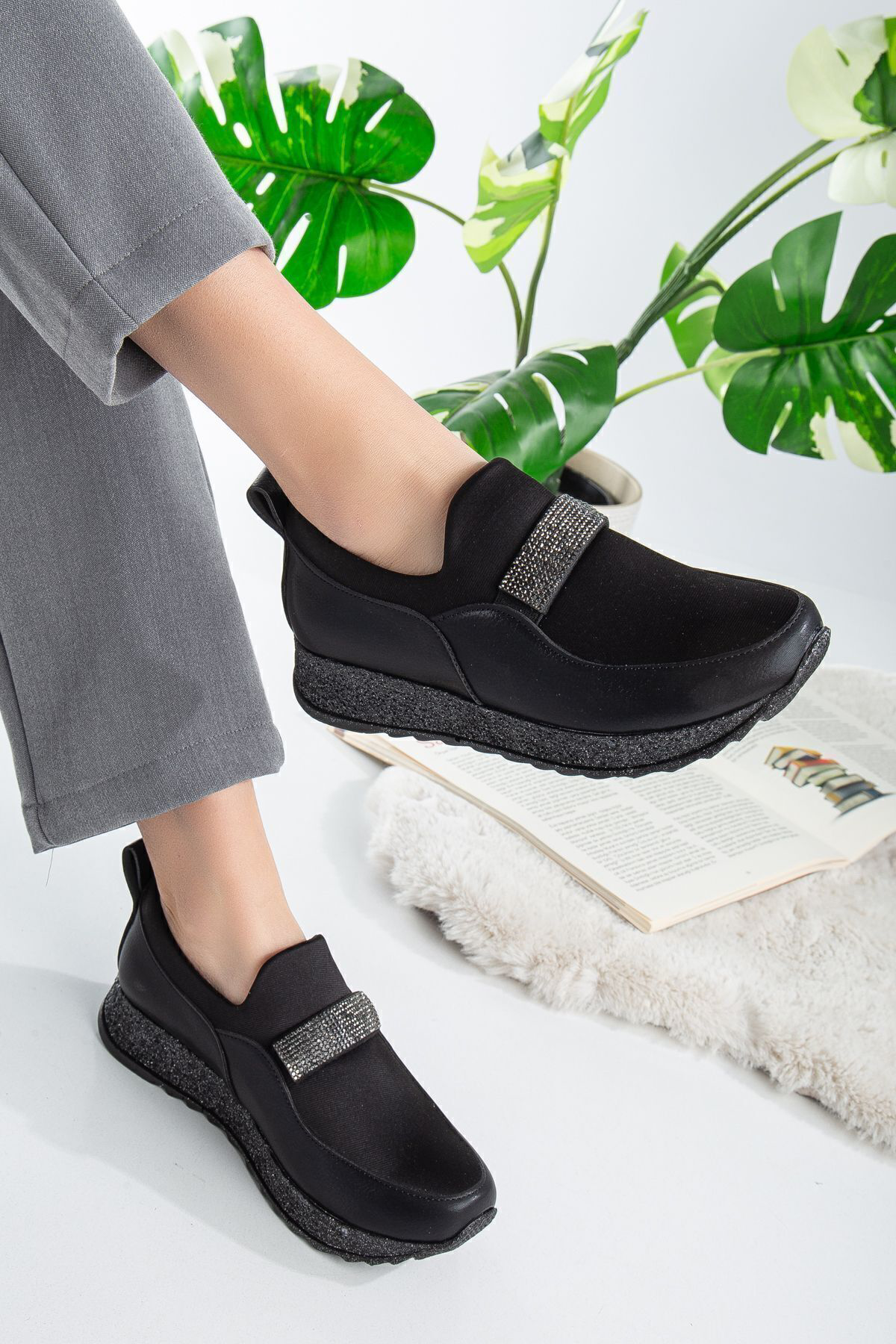 Kadın günlük klasik ortopedik yürüyüş Ayakkabı