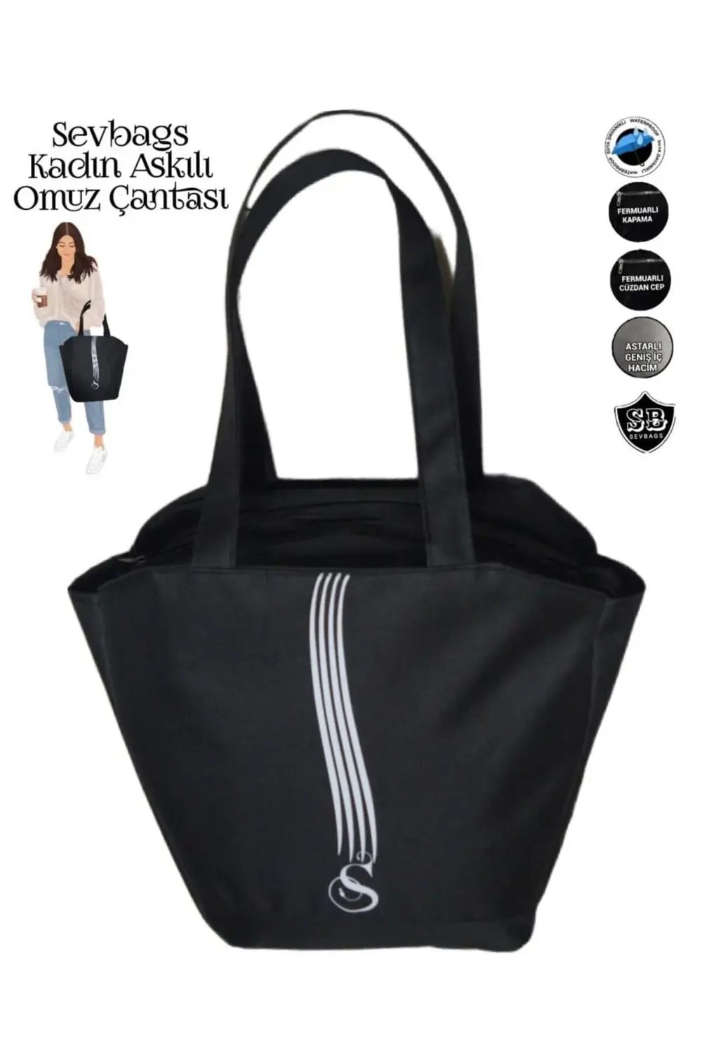 KADIN GÜNLÜK SPOR ASKILI OMUZ KOL VE EL ÇANTASI