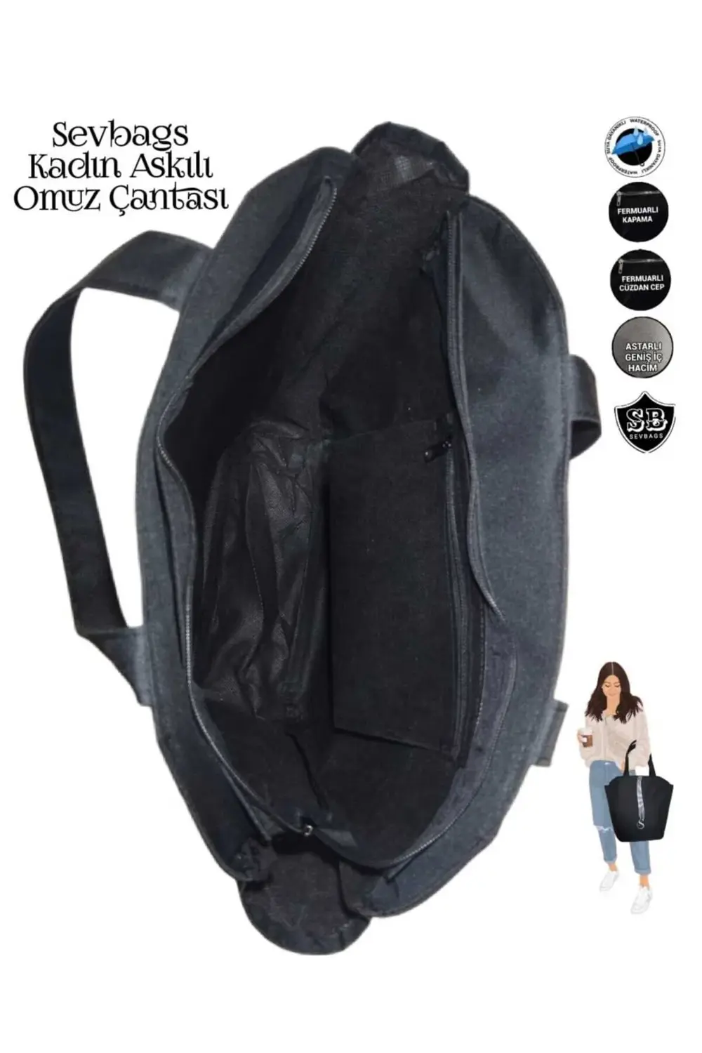 KADIN GÜNLÜK SPOR ASKILI OMUZ KOL VE EL ÇANTASI