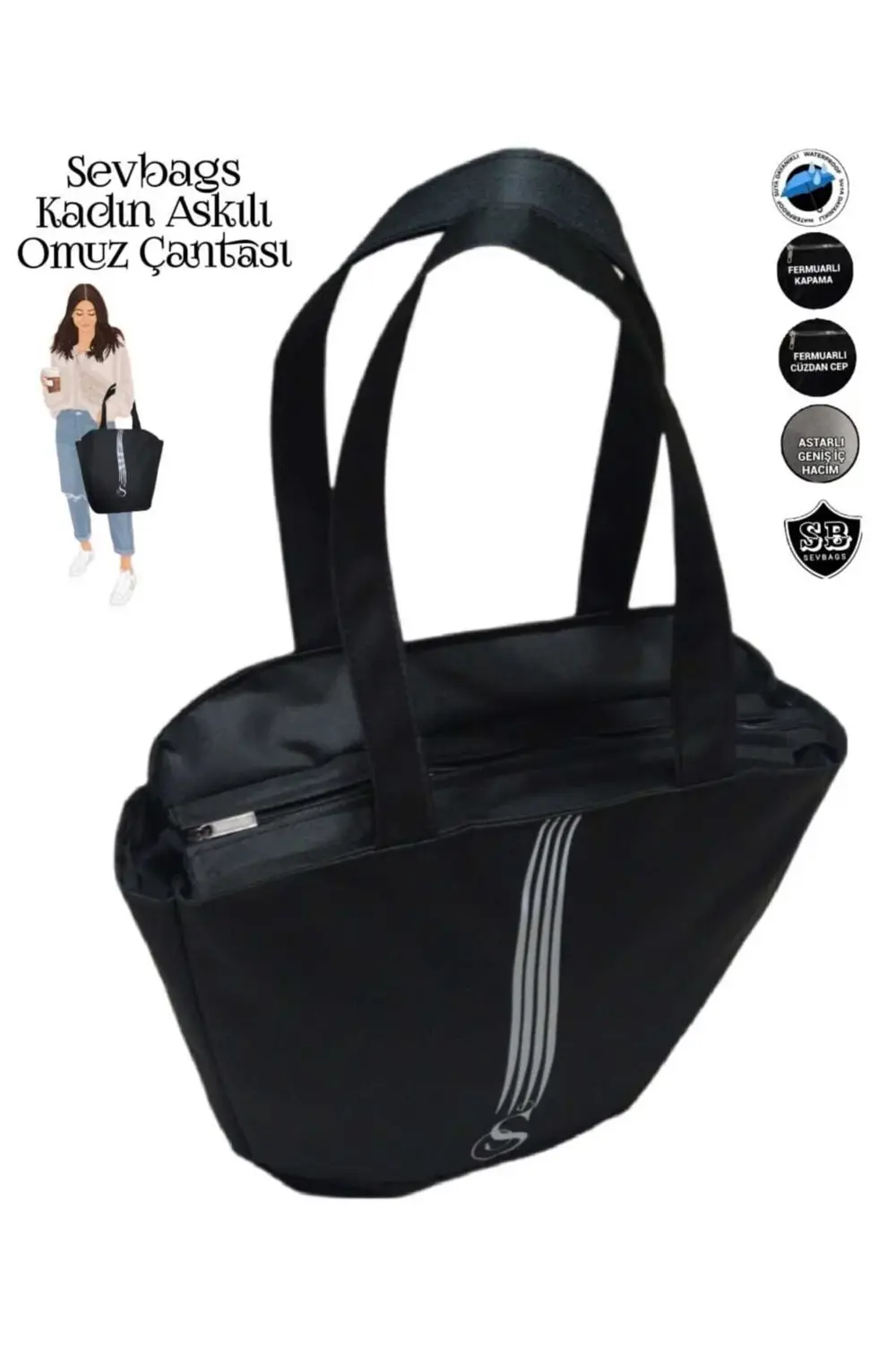 KADIN GÜNLÜK SPOR ASKILI OMUZ KOL VE EL ÇANTASI